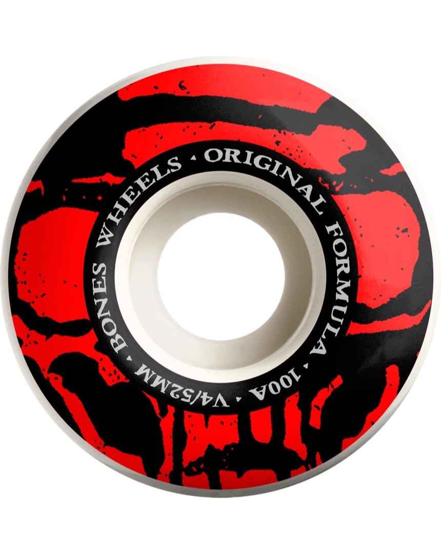 Bones Mummy Skulls Wide V4 100's OG Formula 100a Wheels - WSBABMSV452001A4 - 845584099770