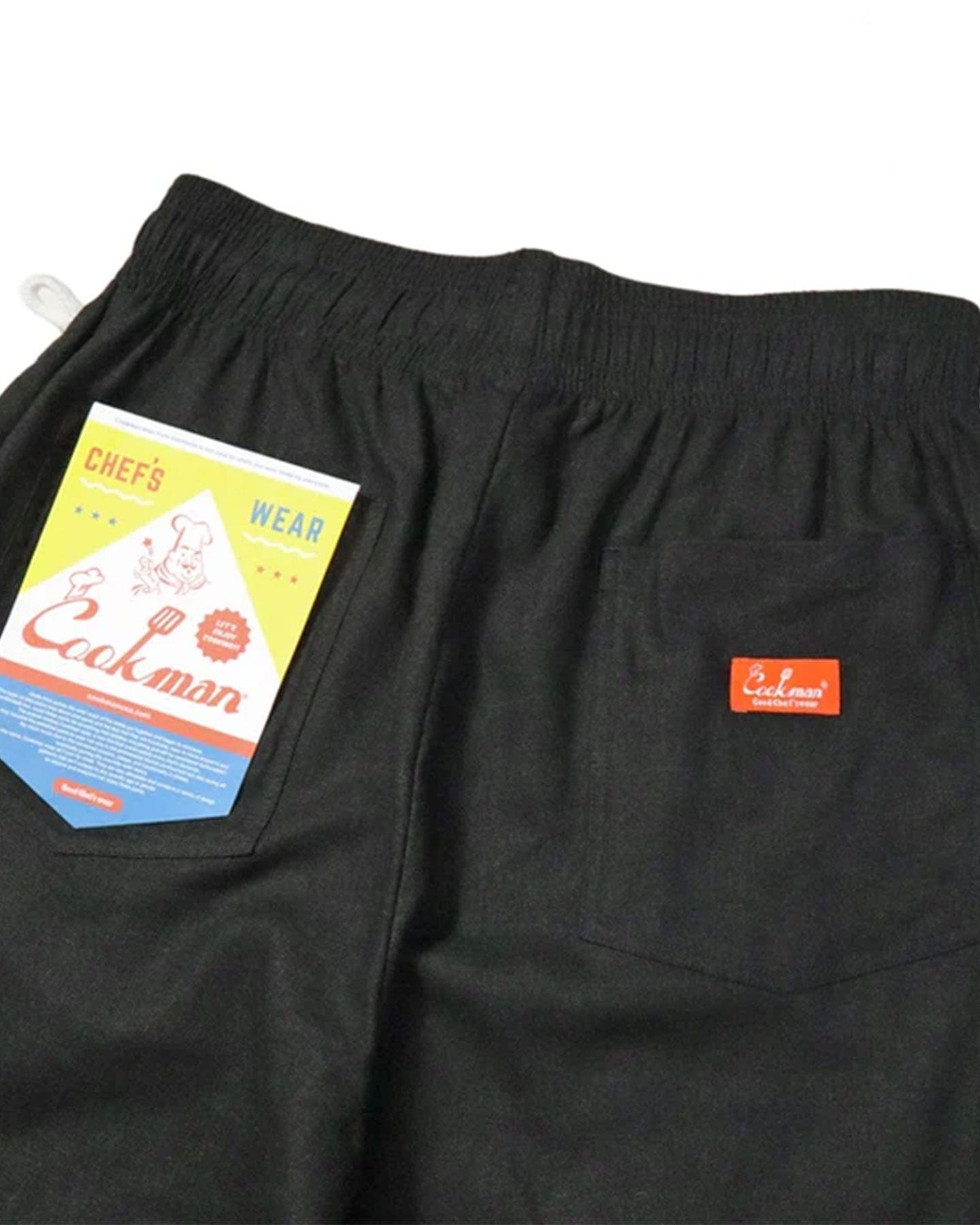 Cookman Chef Pants Linen - Black - -
