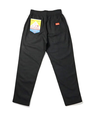 Cookman Chef Pants Linen - Black - -