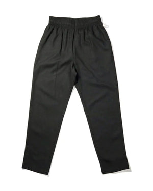 Cookman Chef Pants Linen - Black - -
