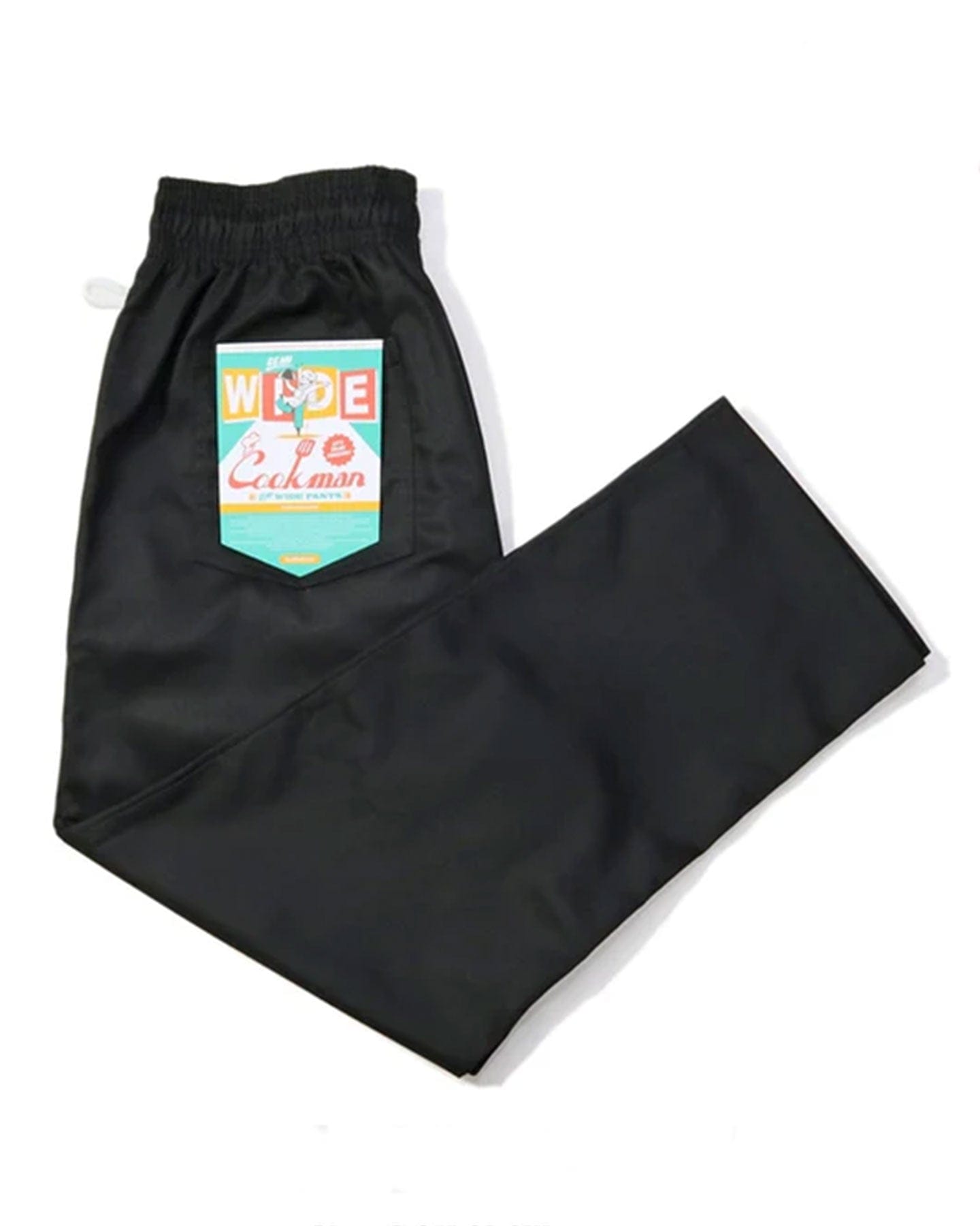 Cookman Chef Pants Semi Wide - Black - -