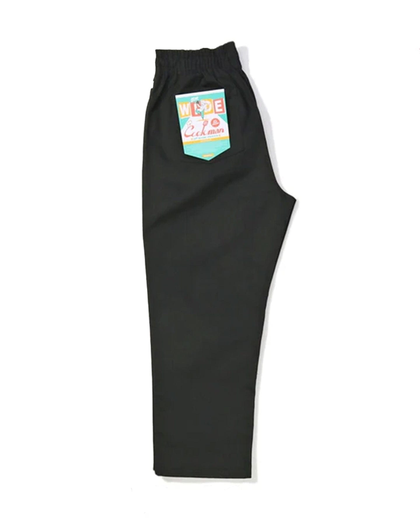 Cookman Chef Pants Semi Wide - Duck Canvas / Black - -