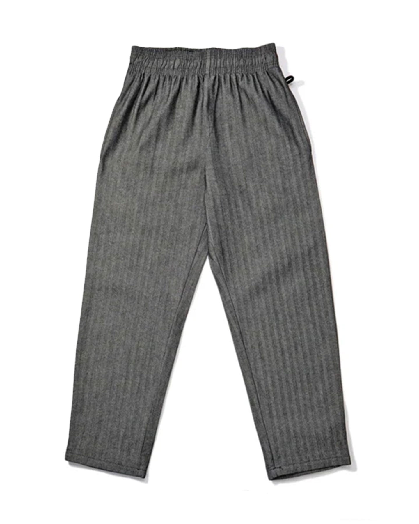 Cookman Chef Pants Semi Wide - Herringbone Denim / Light Black - -