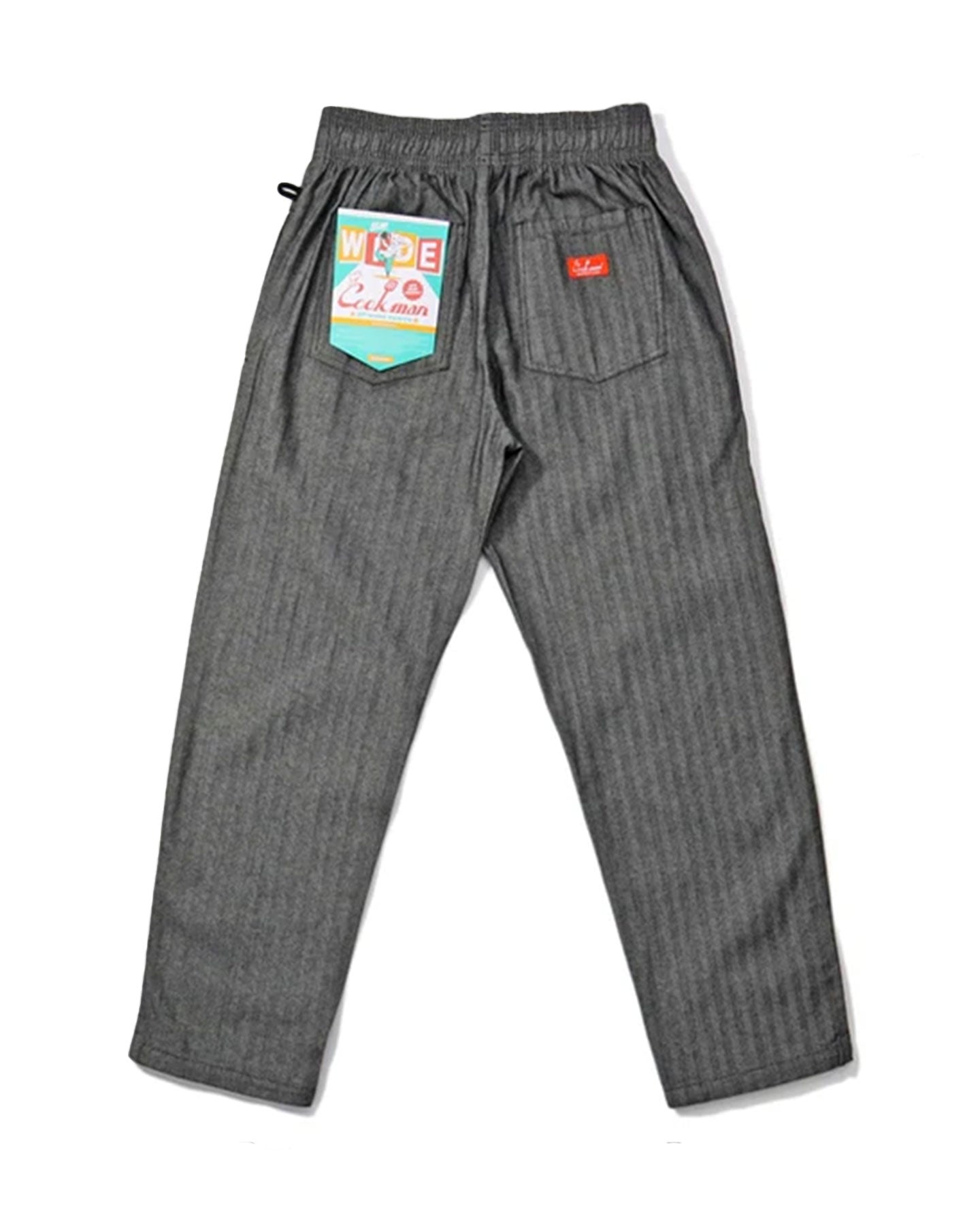 Cookman Chef Pants Semi Wide - Herringbone Denim / Light Black - -
