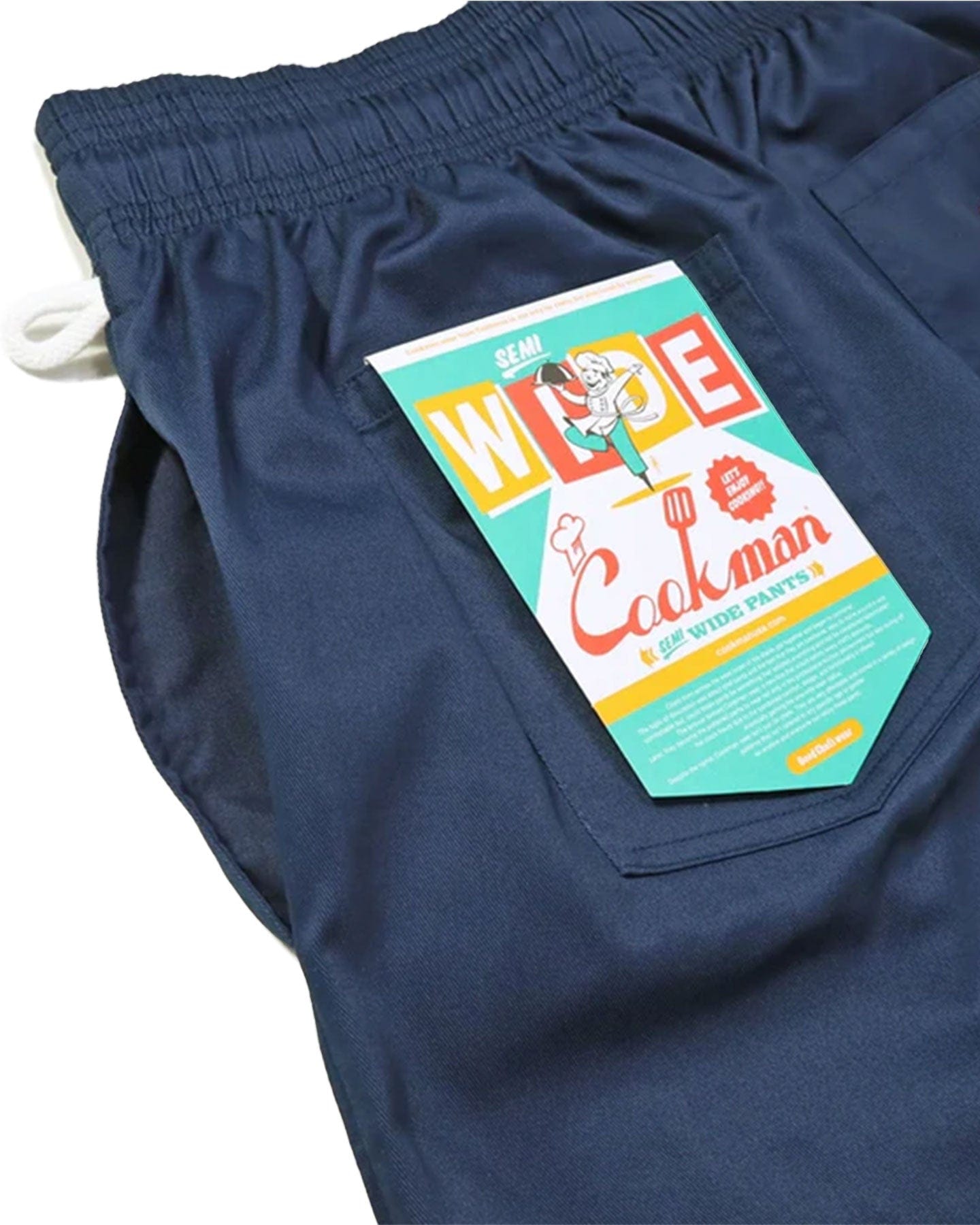 Cookman Chef Pants Semi Wide - Navy - -