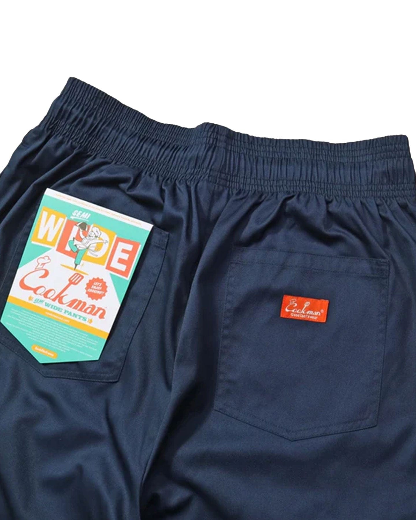 Cookman Chef Pants Semi Wide - Navy - -