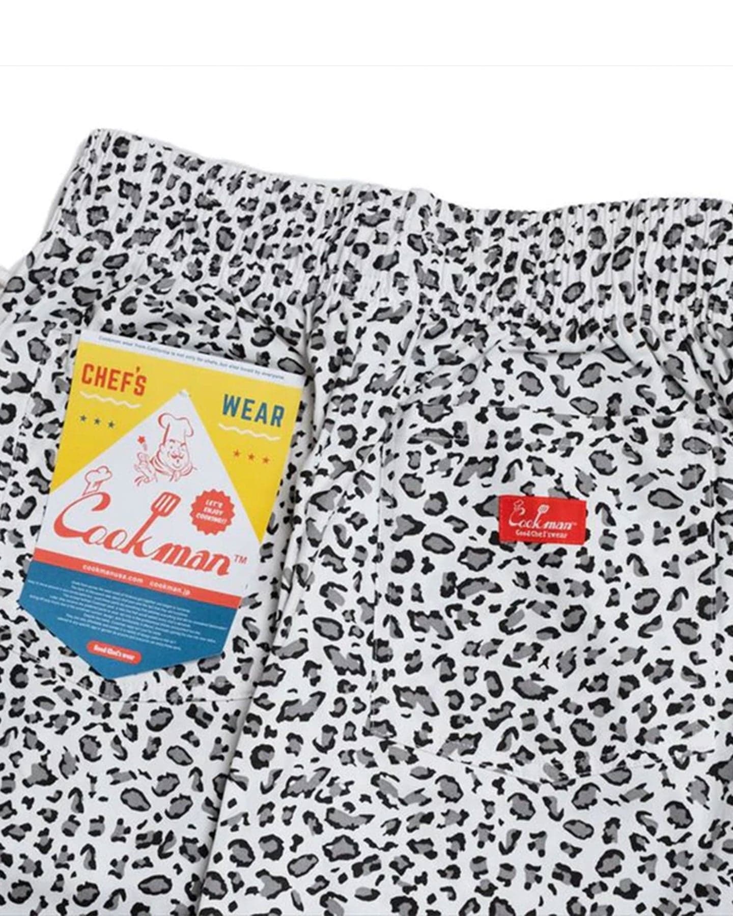 Cookman Chef Pants - Snow Leopard - -