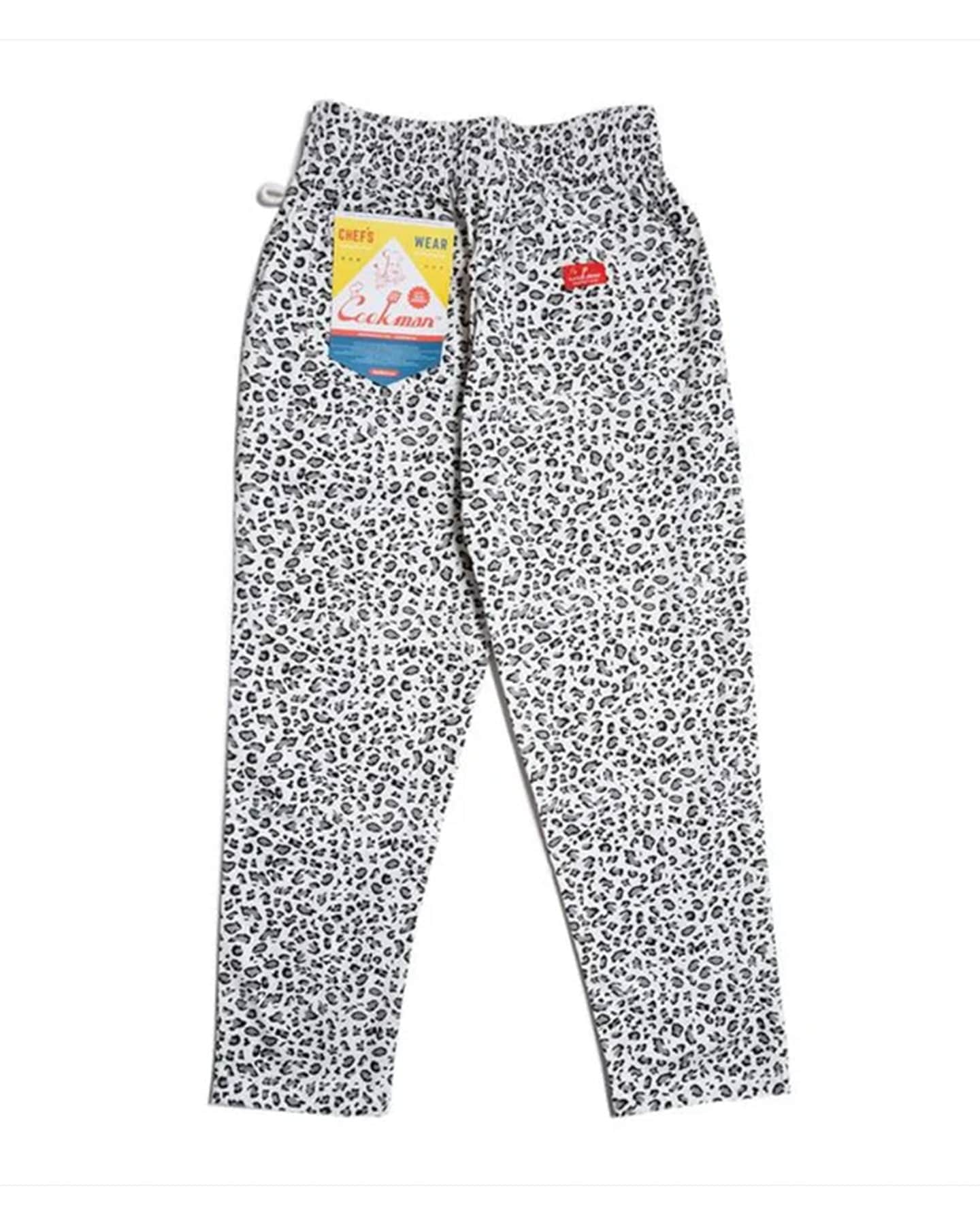 Cookman Chef Pants - Snow Leopard - -