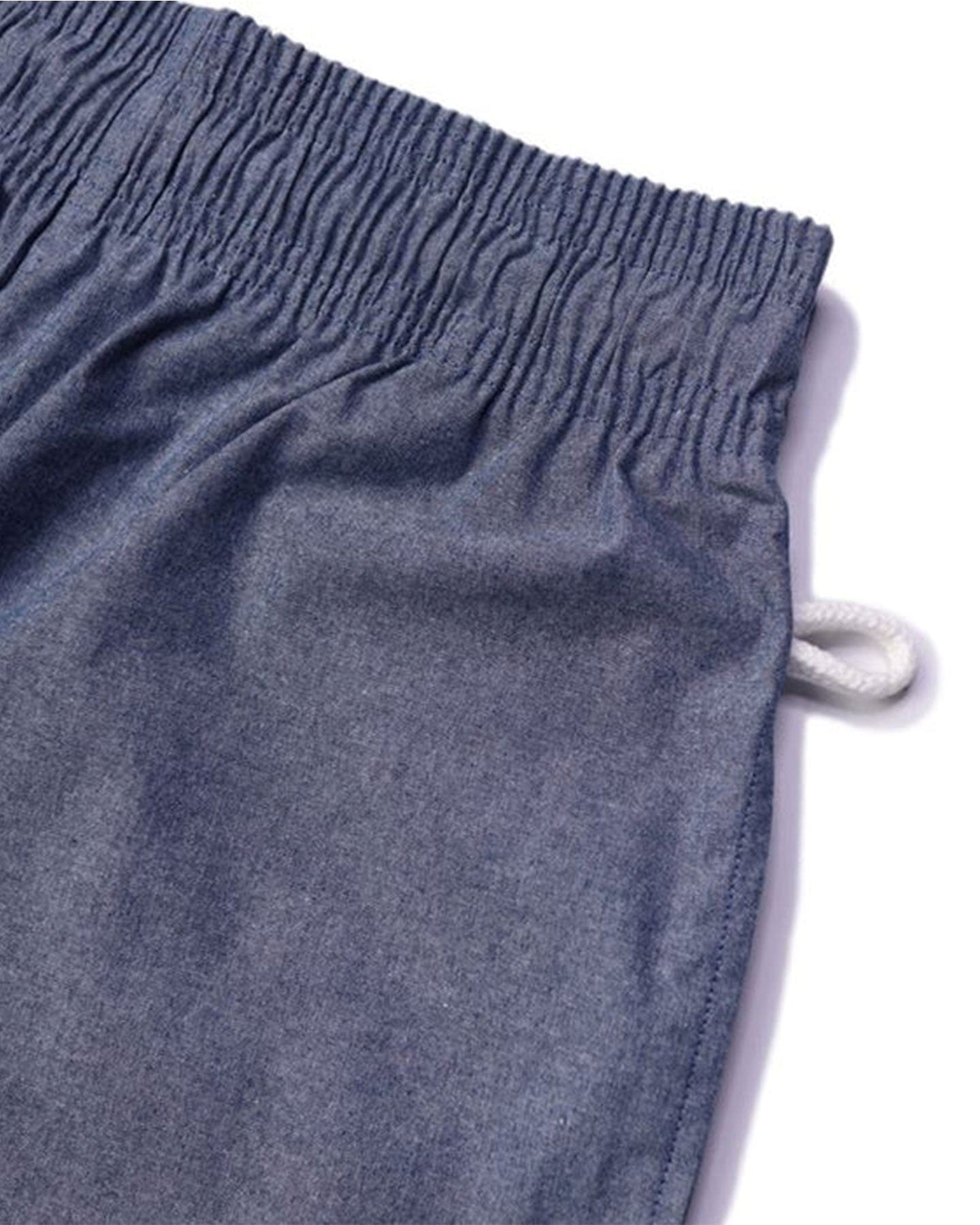 Cookman Chef Short Pants - Chambray Light Blue - -