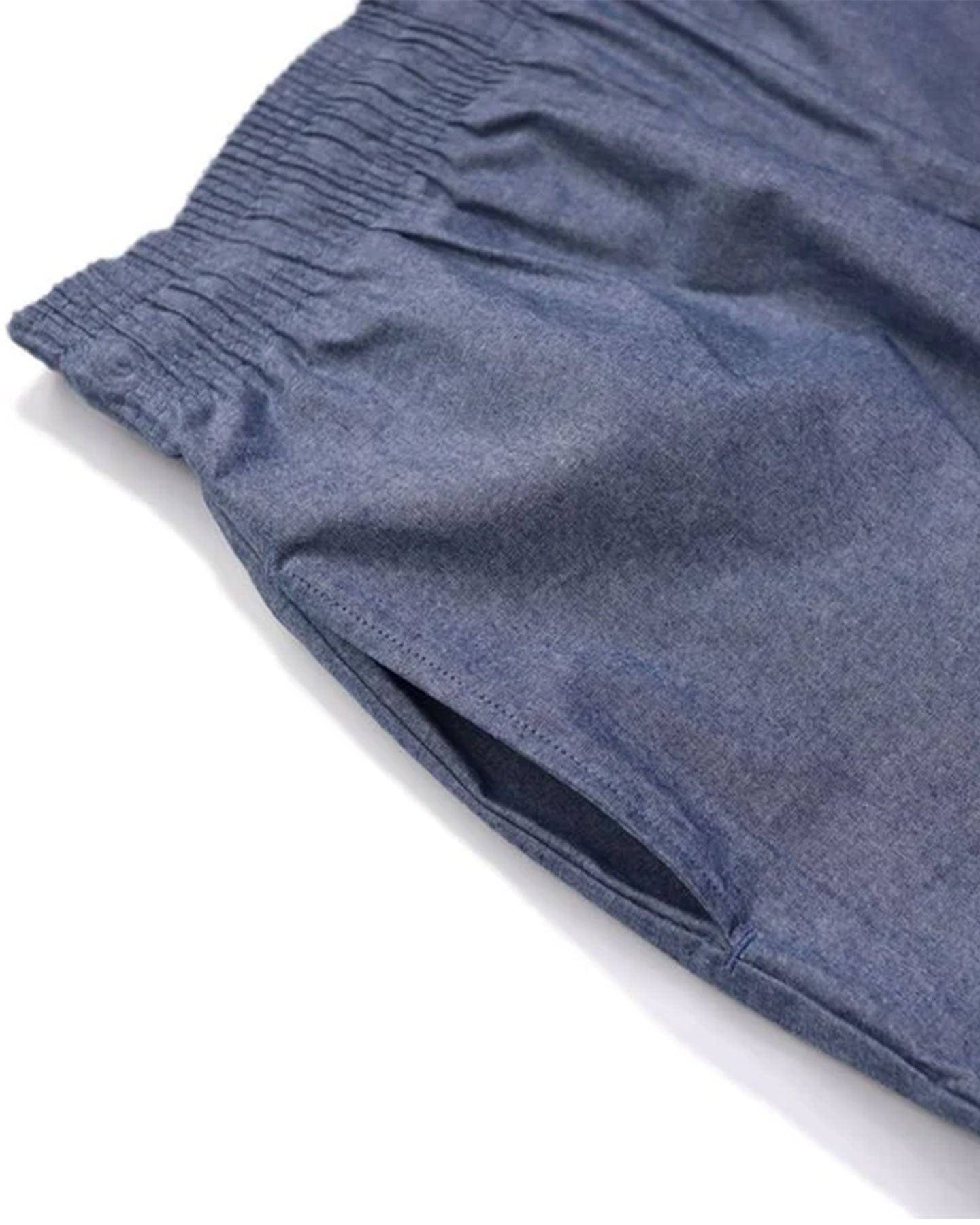 Cookman Chef Short Pants - Chambray Light Blue - -