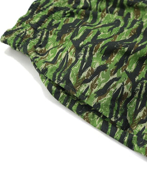 Cookman Chef Short Pants - Ripstop Tiger Camo Green - -
