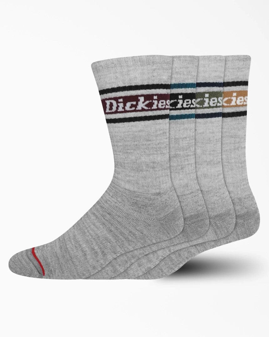 Dickies 4 Pack Skate Rugby Stripe Socks - L10742GSA - 737899646834