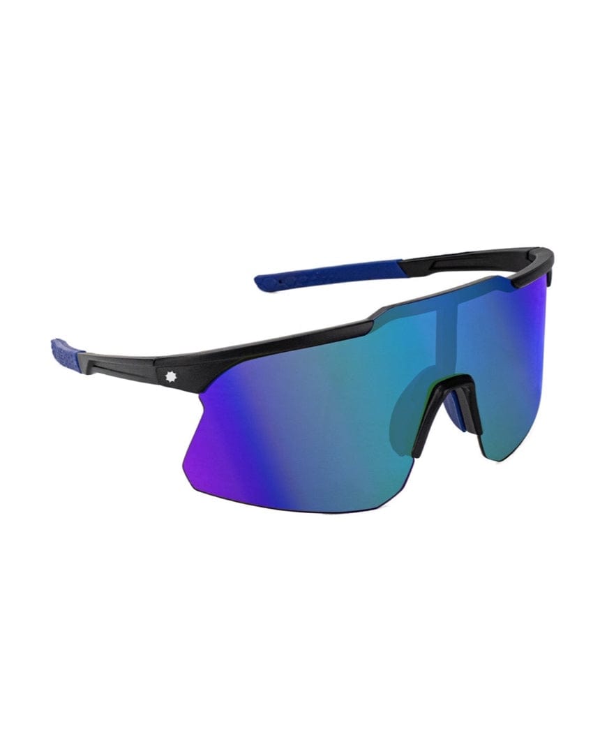 Glassy Cooper Polarized Sunglasses - Black / Blue / Blue Mirror - sh-coo-blk/bm - 614524464127