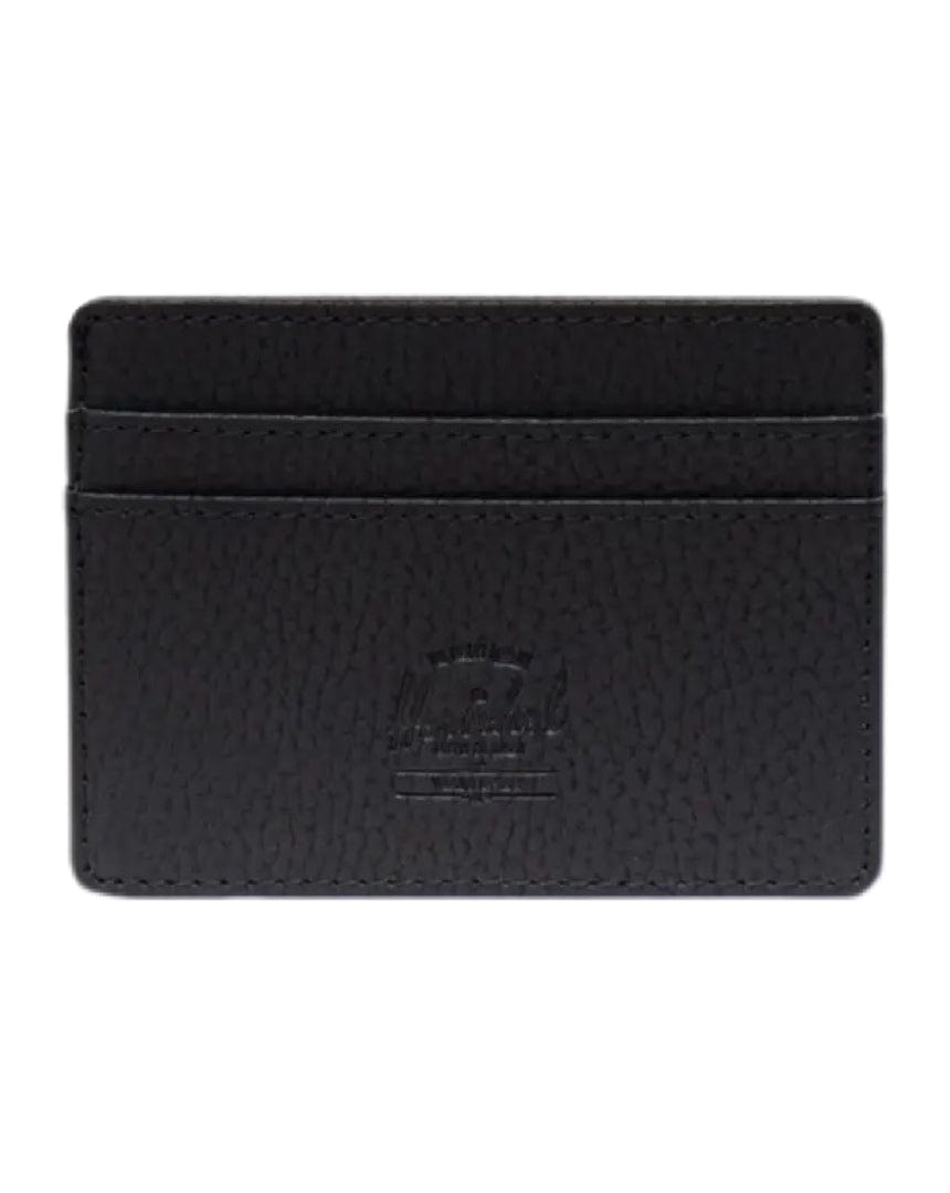 Herschel Charlie Cardholder Vegan Leather - Black - 11147-00001-OS - 828432554942