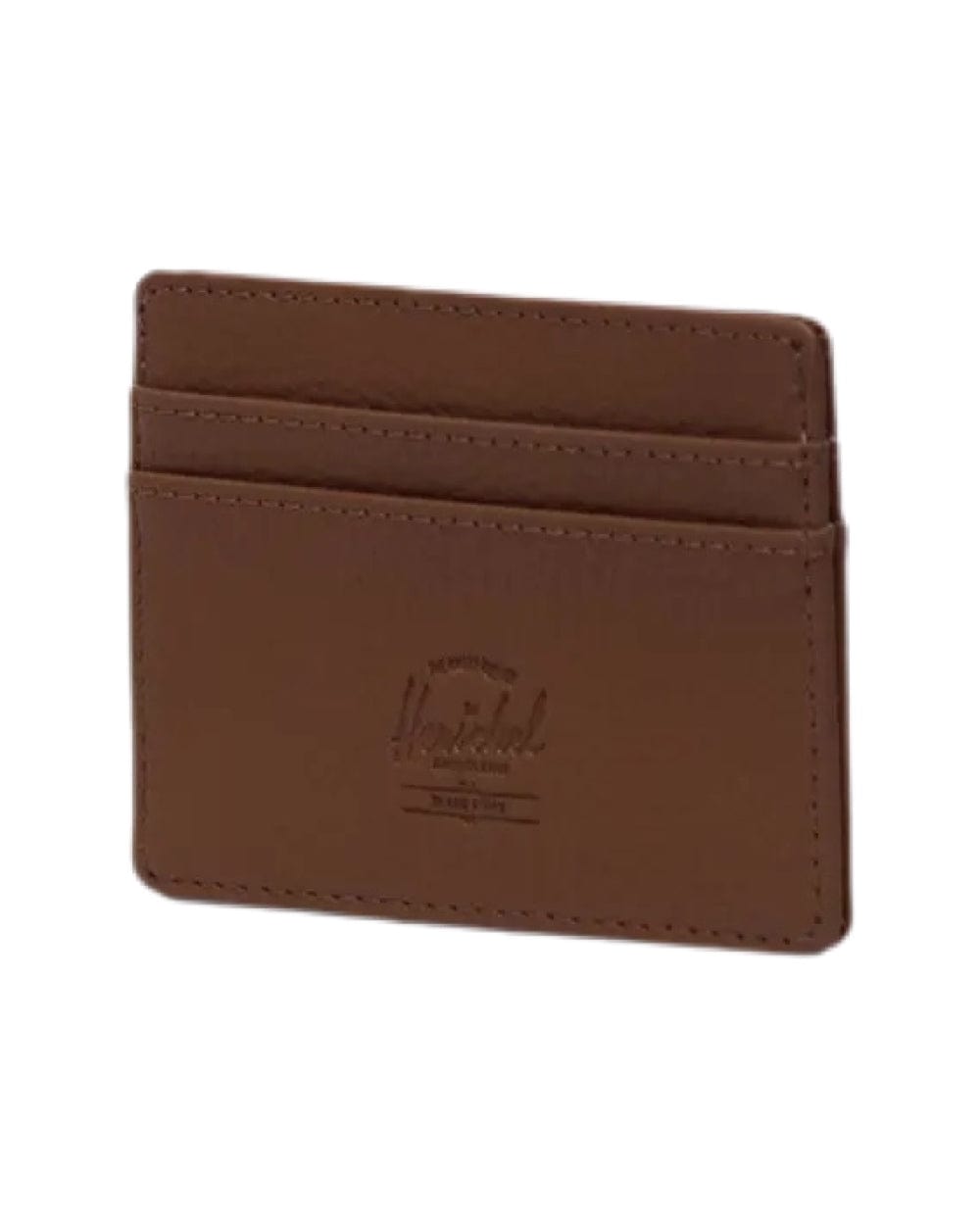 Herschel Charlie Cardholder Vegan Leather - Saddle Brown - 11147-03272-OS - 828432554959