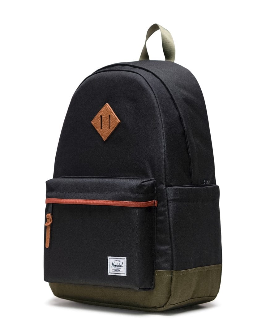 Herschel Heritage Backpack - Black / Ivy - 11383-05883-OS - 828432592562