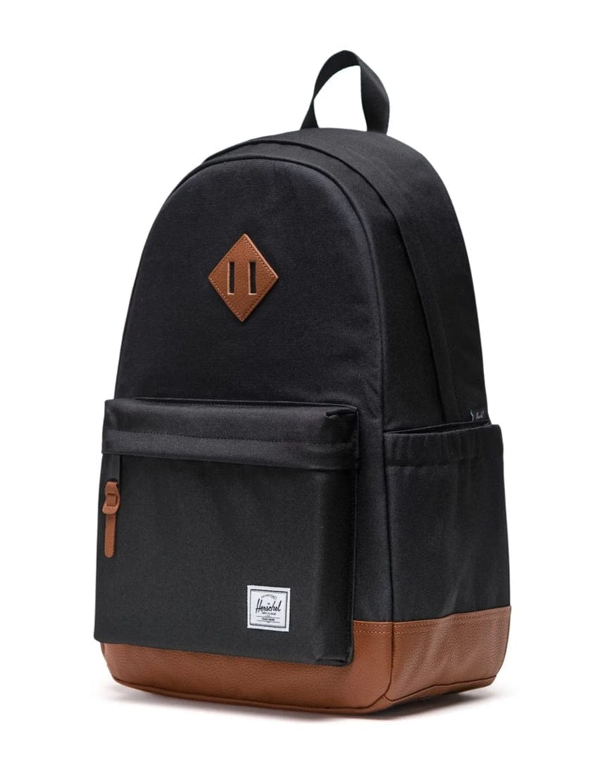 Herschel Heritage Backpack - Black / Tan - 11383-00055-OS - 828432592494