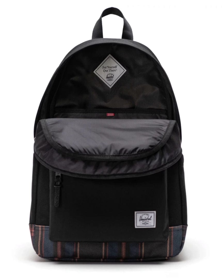 Herschel Heritage Backpack - Black / Winter Plaid - 11383-06010-OS - 828432607433