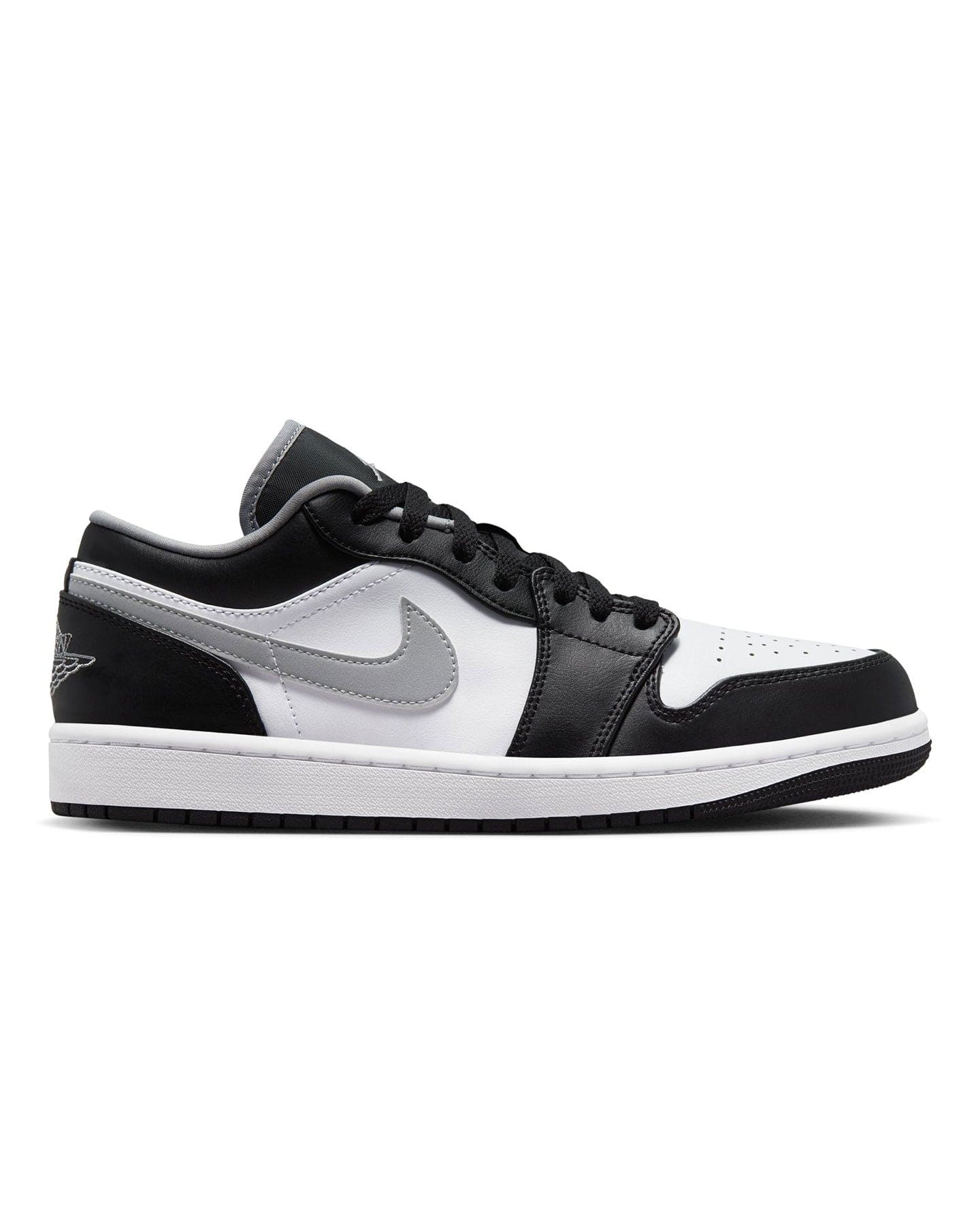 Jordan 1 Low - Black / Particle Grey - White - 553558 040 - 195238857424