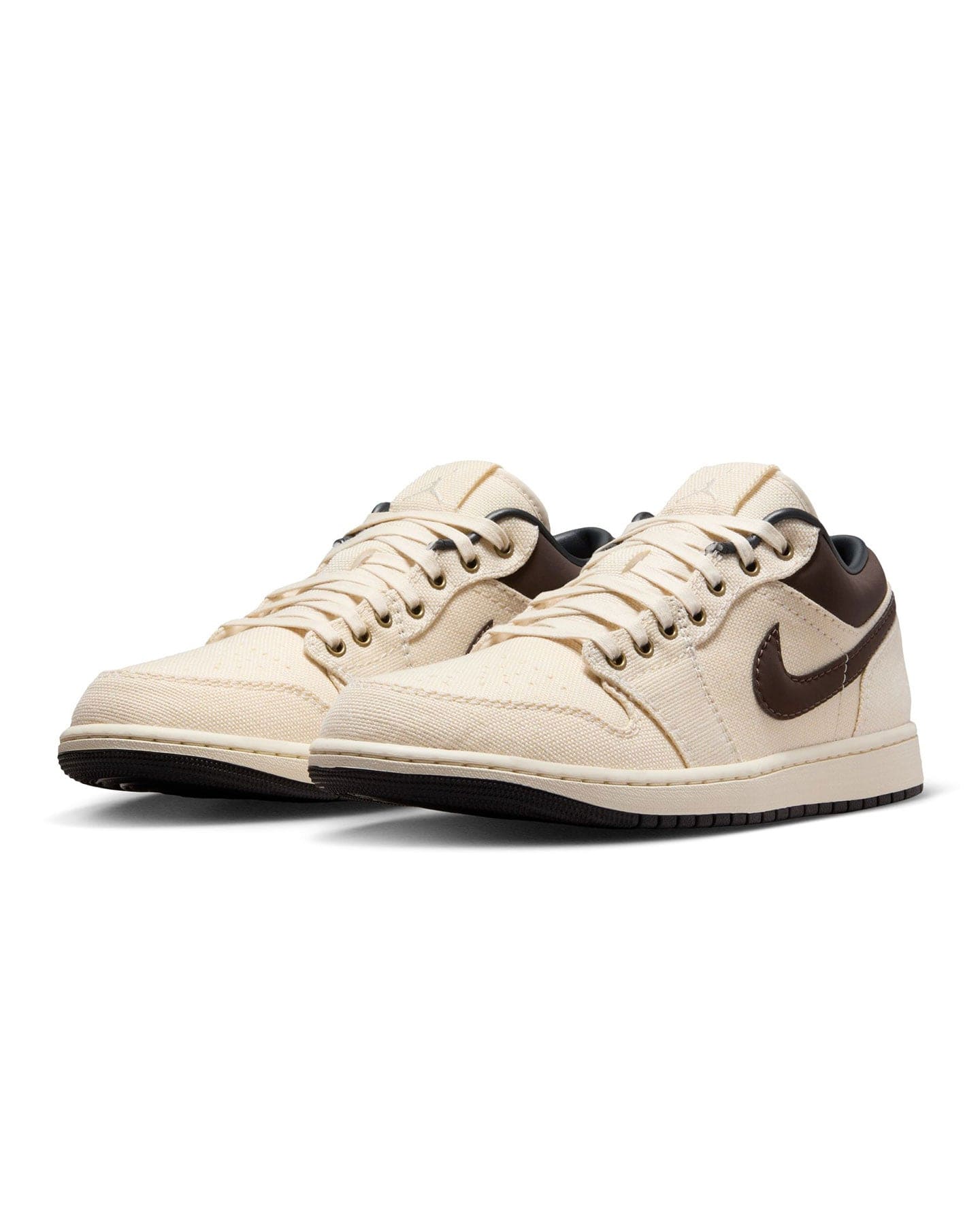 Jordan 1 Low PRM - Pale Ivory / Baroque Brown - Off Noir - -