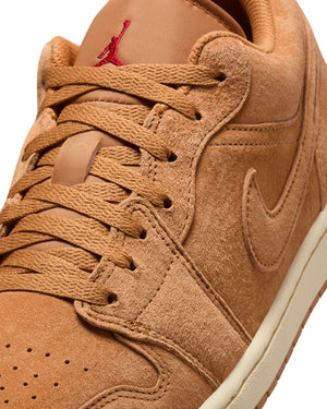 Jordan 1 Low SE - Flax / Flax - Varsity Red - Muslin - -