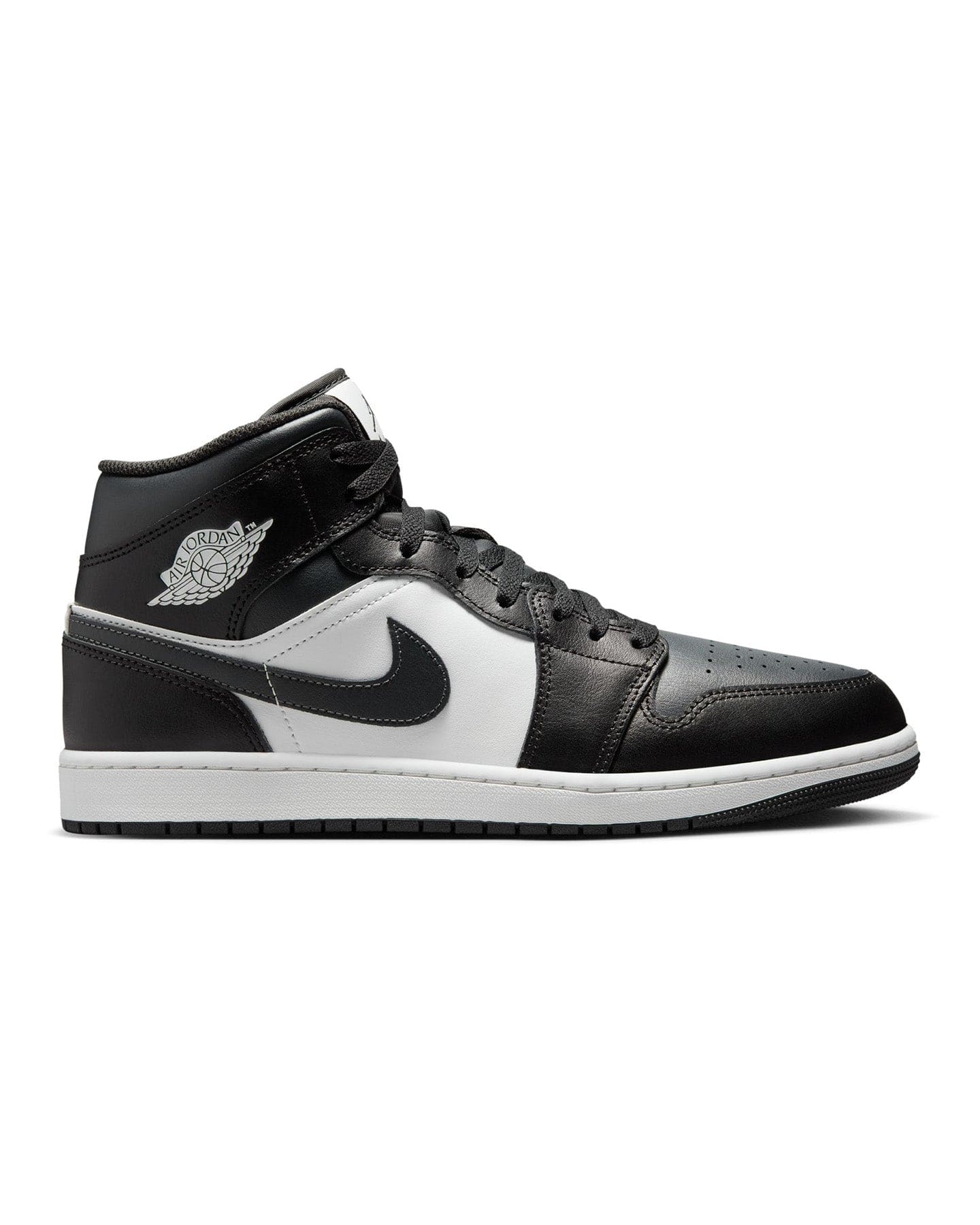 Jordan 1 Mid - Black / Off Noir - Summit White - DQ8426 010 - 197859349067
