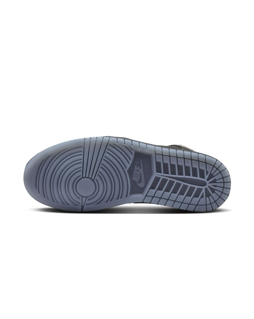 Jordan 1 Mid SE - Black / Black - White - Wolf Grey - -