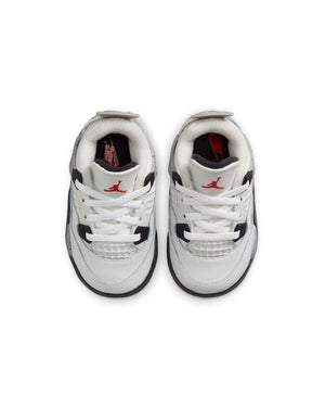 Jordan 4 Retro (TD) - "White Cement" - -