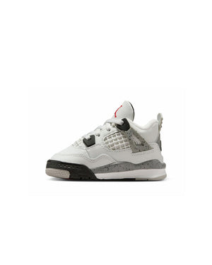 Jordan 4 Retro (TD) - "White Cement" - -