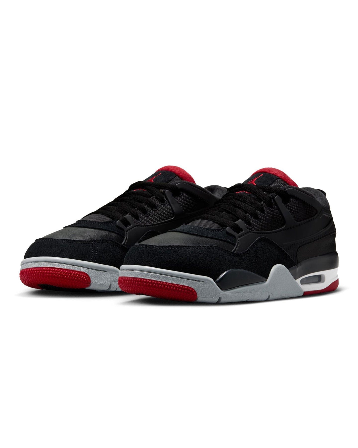 Jordan 4 RM - Black / Varsity Red - Wolf Grey - White - -