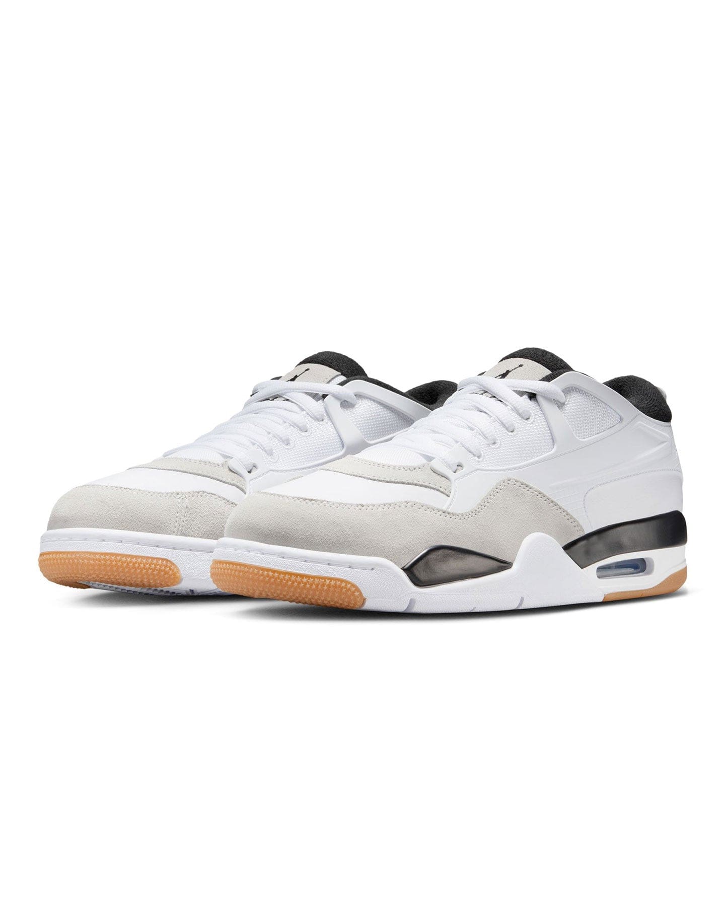 Jordan 4 RM - White / Black - Neutral Grey - Gum Med Brown - -
