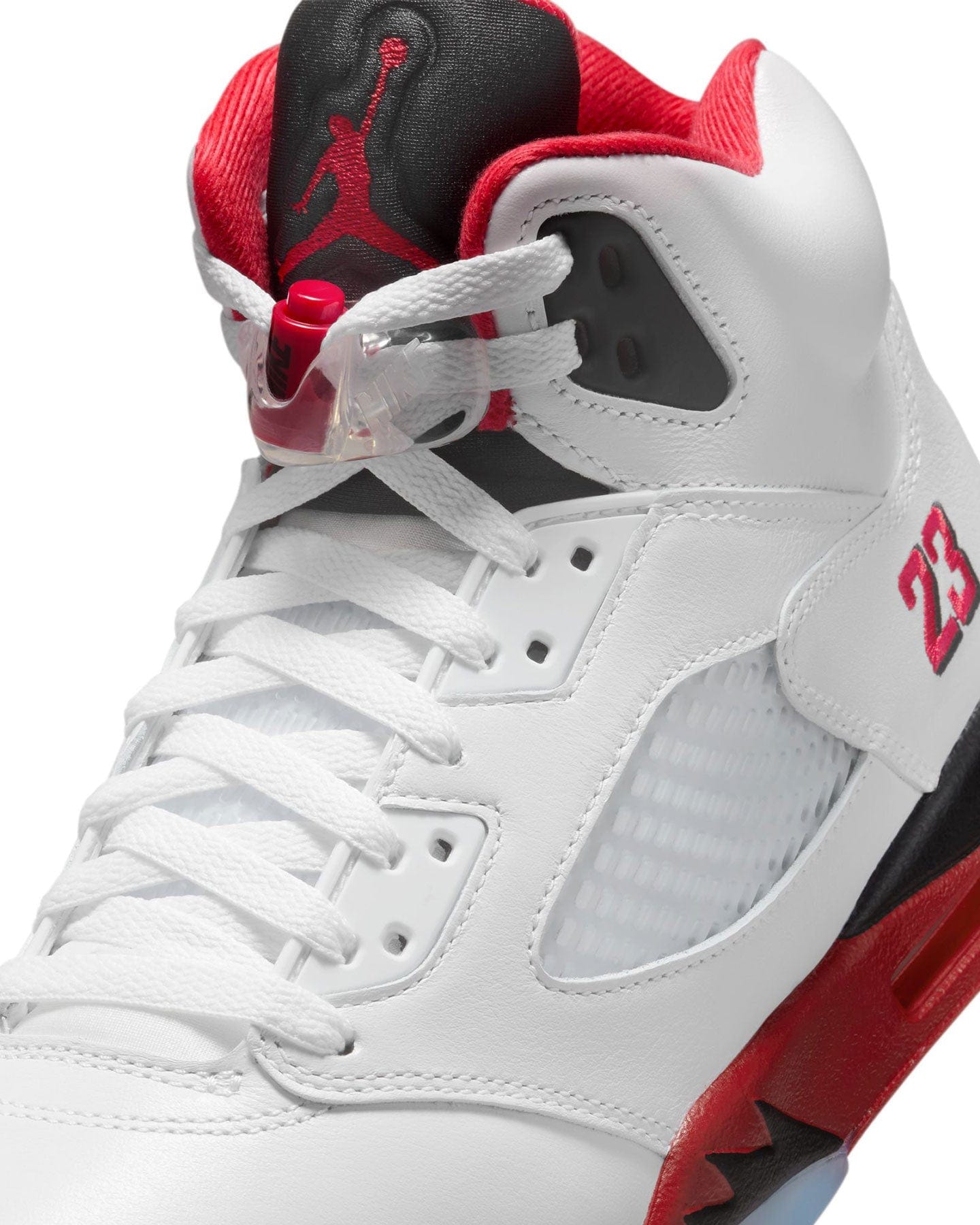 Jordan 5 Retro OG - "Fire Red Black Tongue" - -