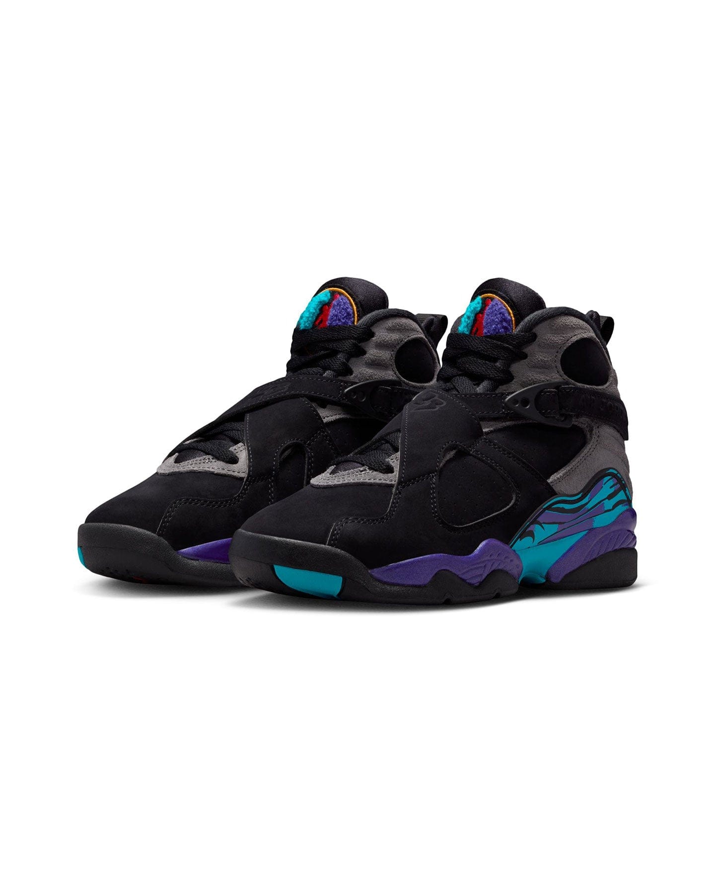 Jordan 8 Retro ( GS ) - "Aqua" - -