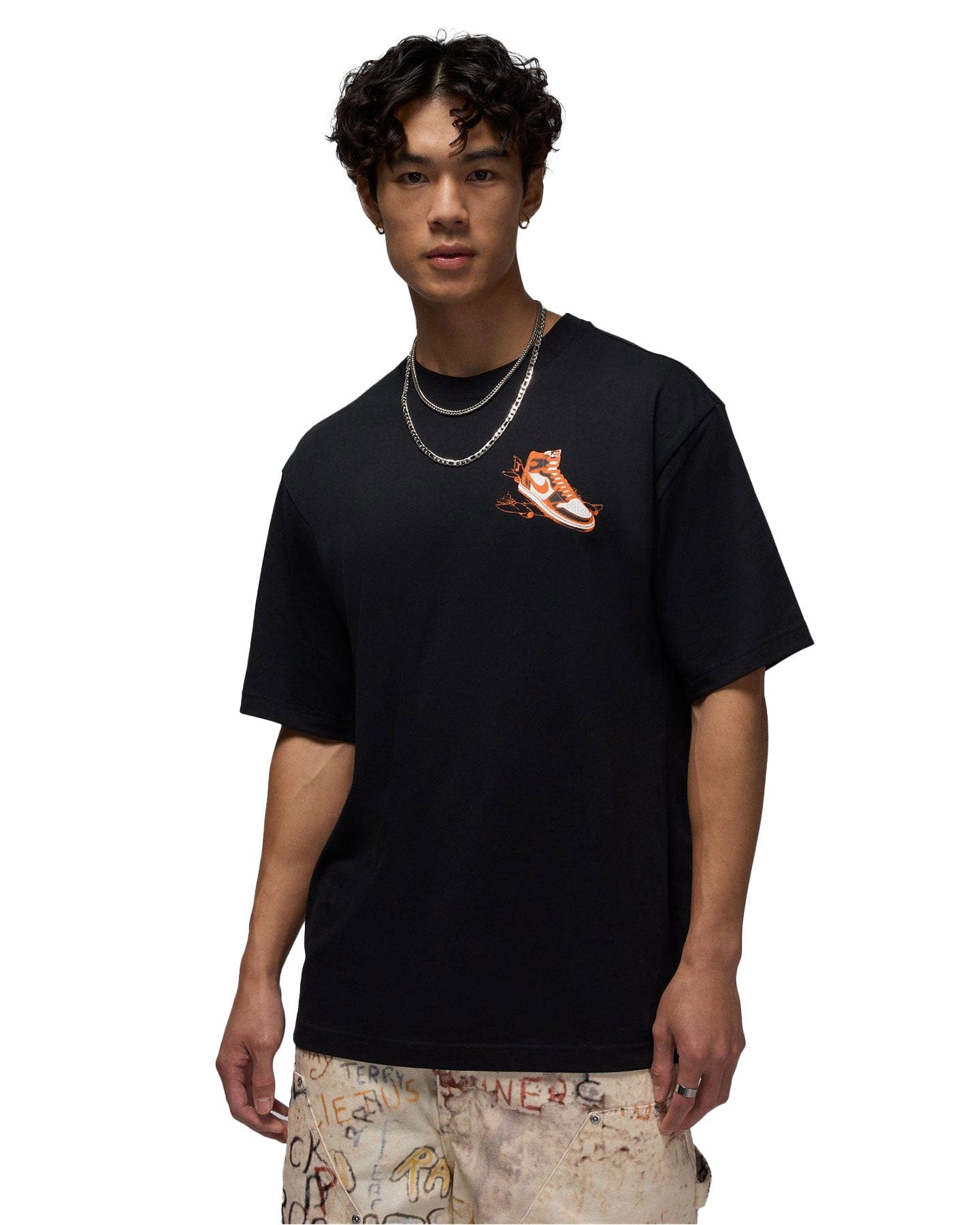 Jordan AJ1 Tee - Black - HQ8972 010 - 198485568013