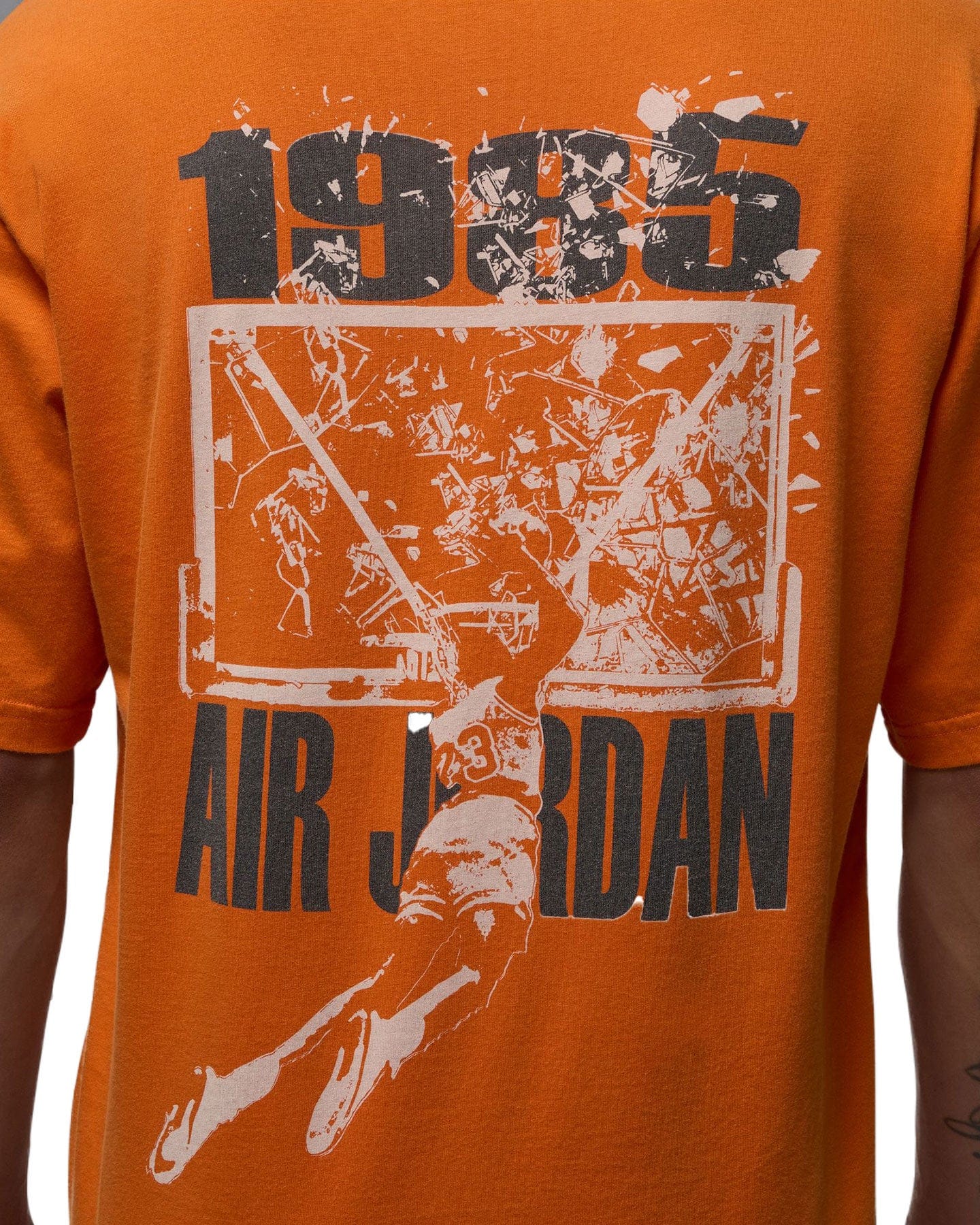 Jordan Brooklyn Oversized Shattered Backboards Tee - Starfish / Sail - -