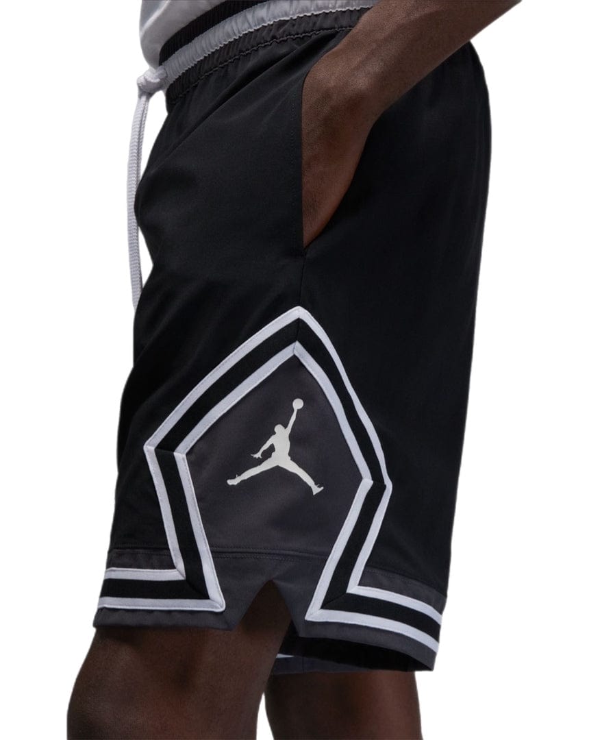 Jordan Dri-Fit Woven Diamonds Shorts - Black / White - -