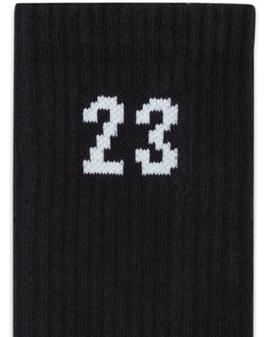 Jordan Essential Crew Sock 6 Pack - Black / White - -