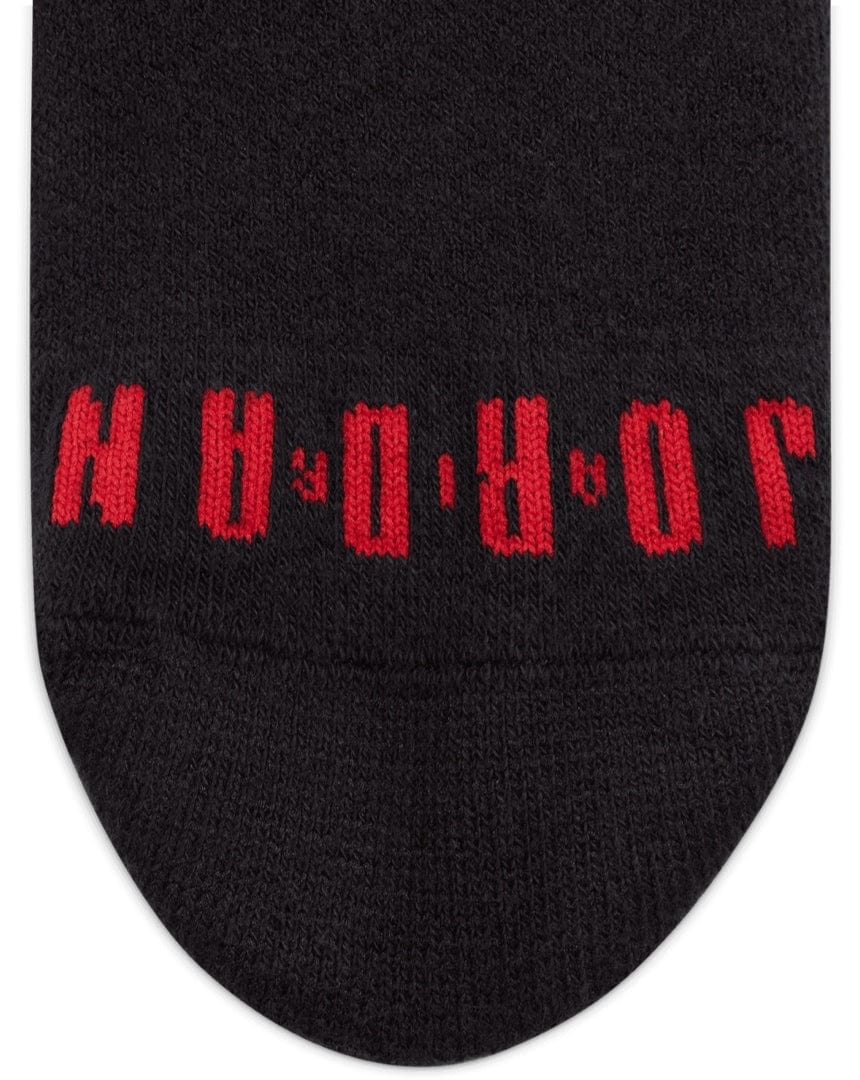 Jordan Essential Crew Socks 3 Pack - Black / Red - -