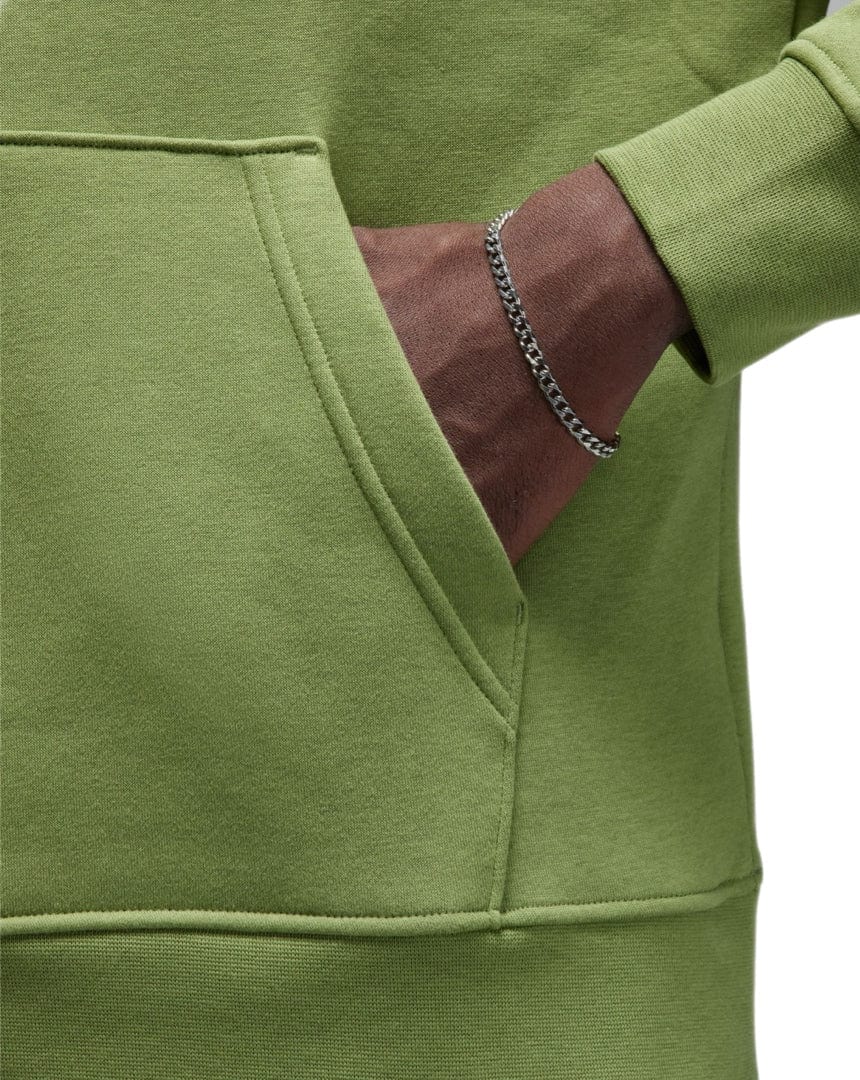Jordan Essentials Fleece Pull Over - Sky J Light Olive / White - -