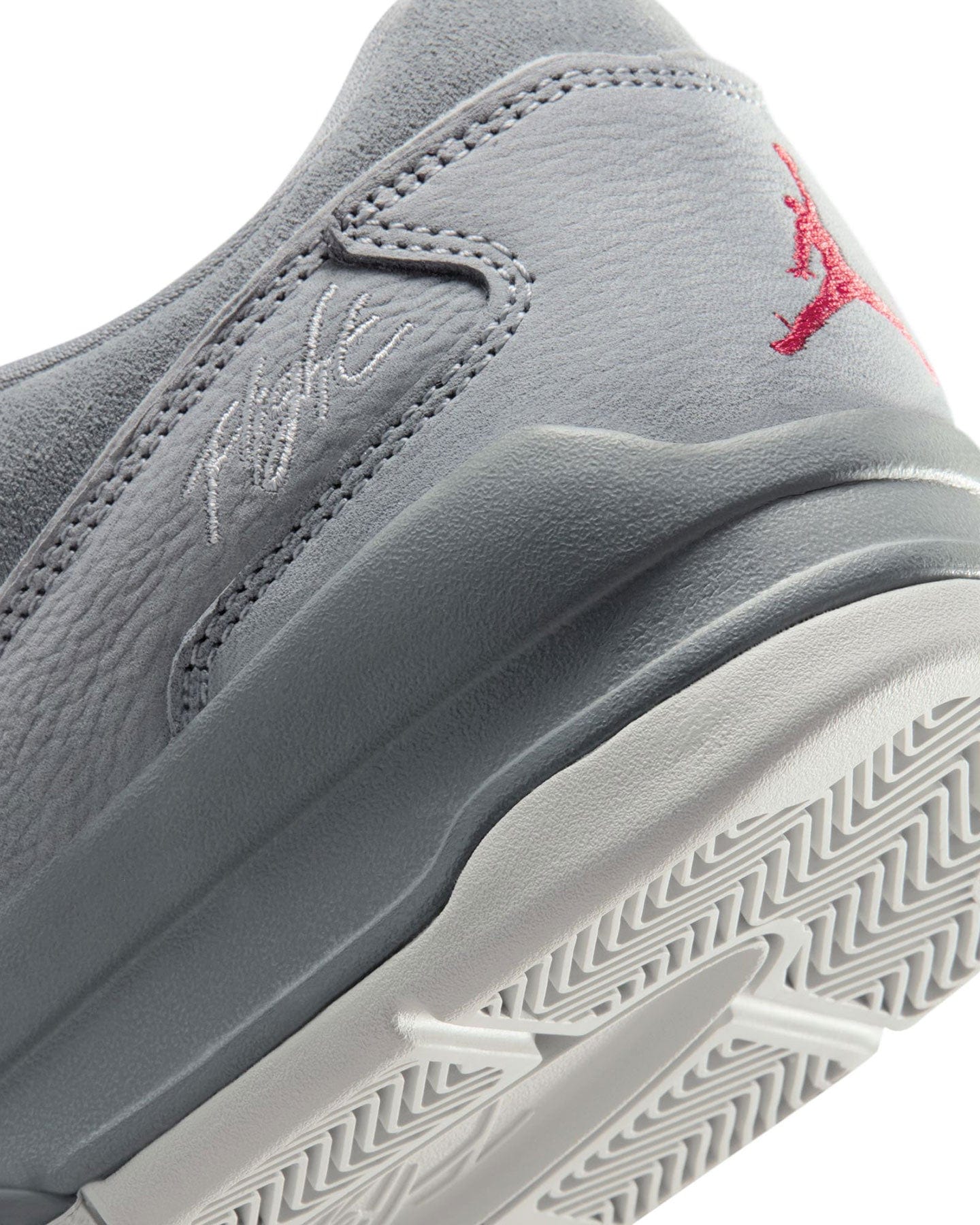 Jordan Flight Court - Cool Grey / Varsity Red - Wolf Grey - -