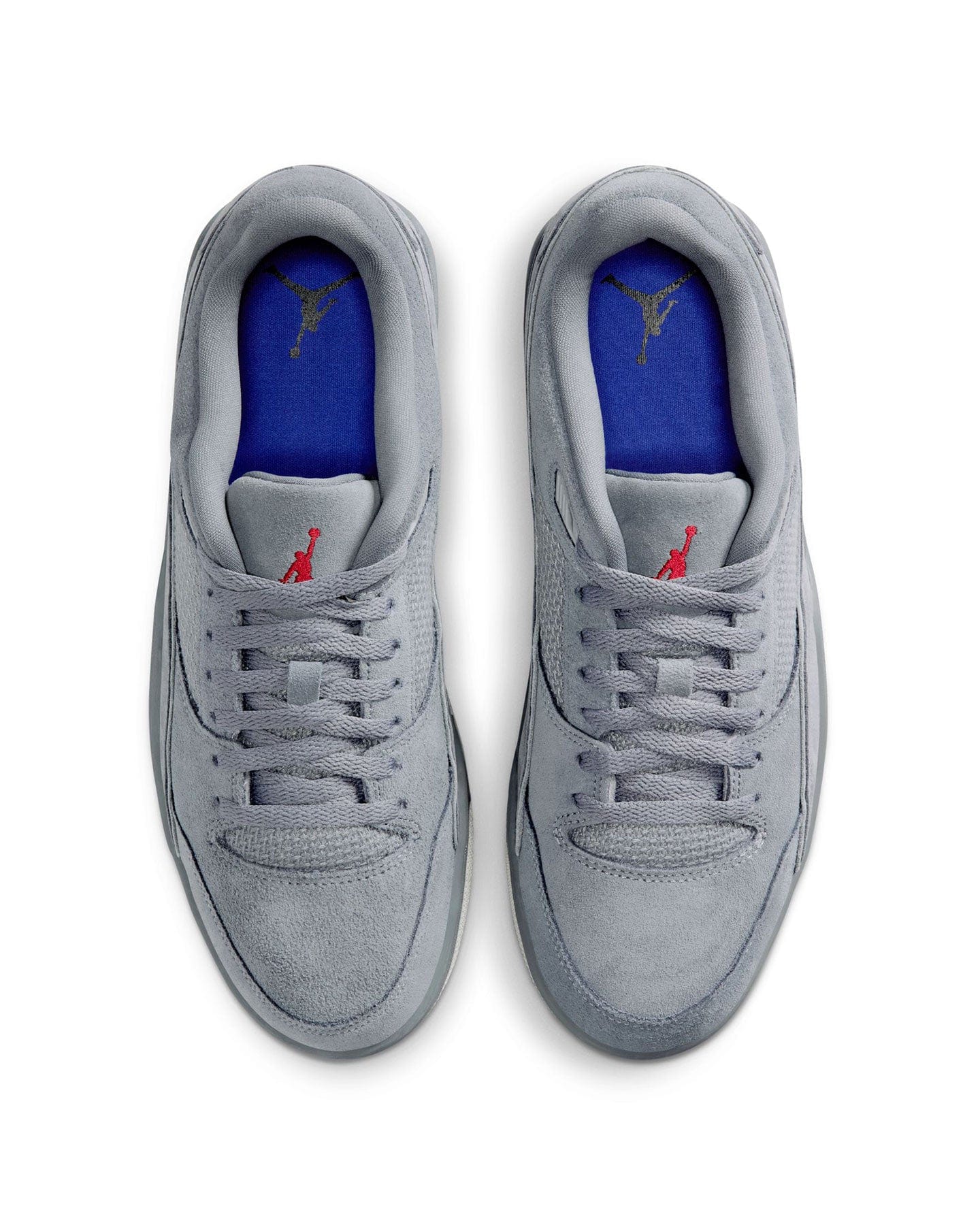 Jordan Flight Court - Cool Grey / Varsity Red - Wolf Grey - -