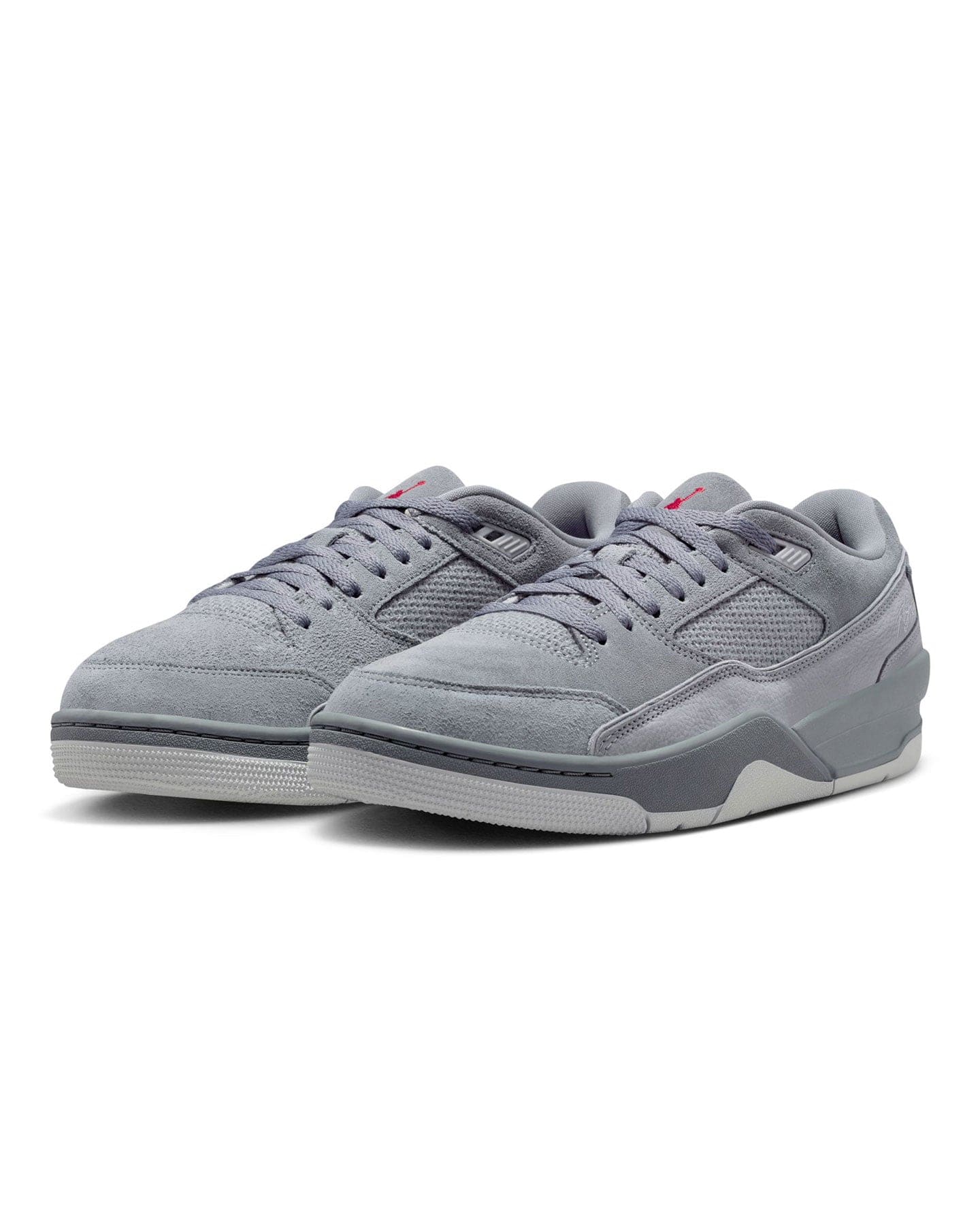 Jordan Flight Court - Cool Grey / Varsity Red - Wolf Grey - -