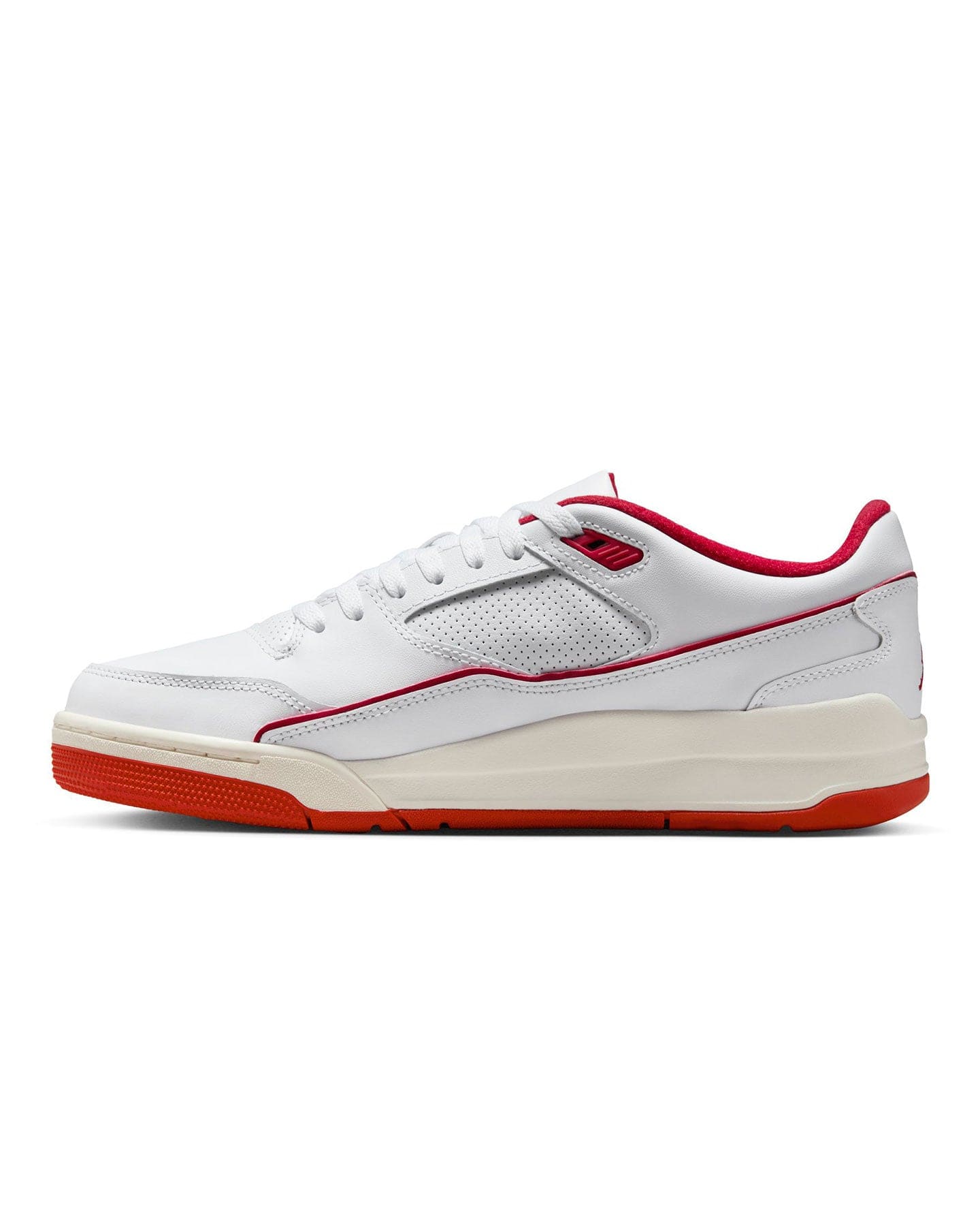 Jordan Flight Court - White / Varsity Red - Sail - Black - -