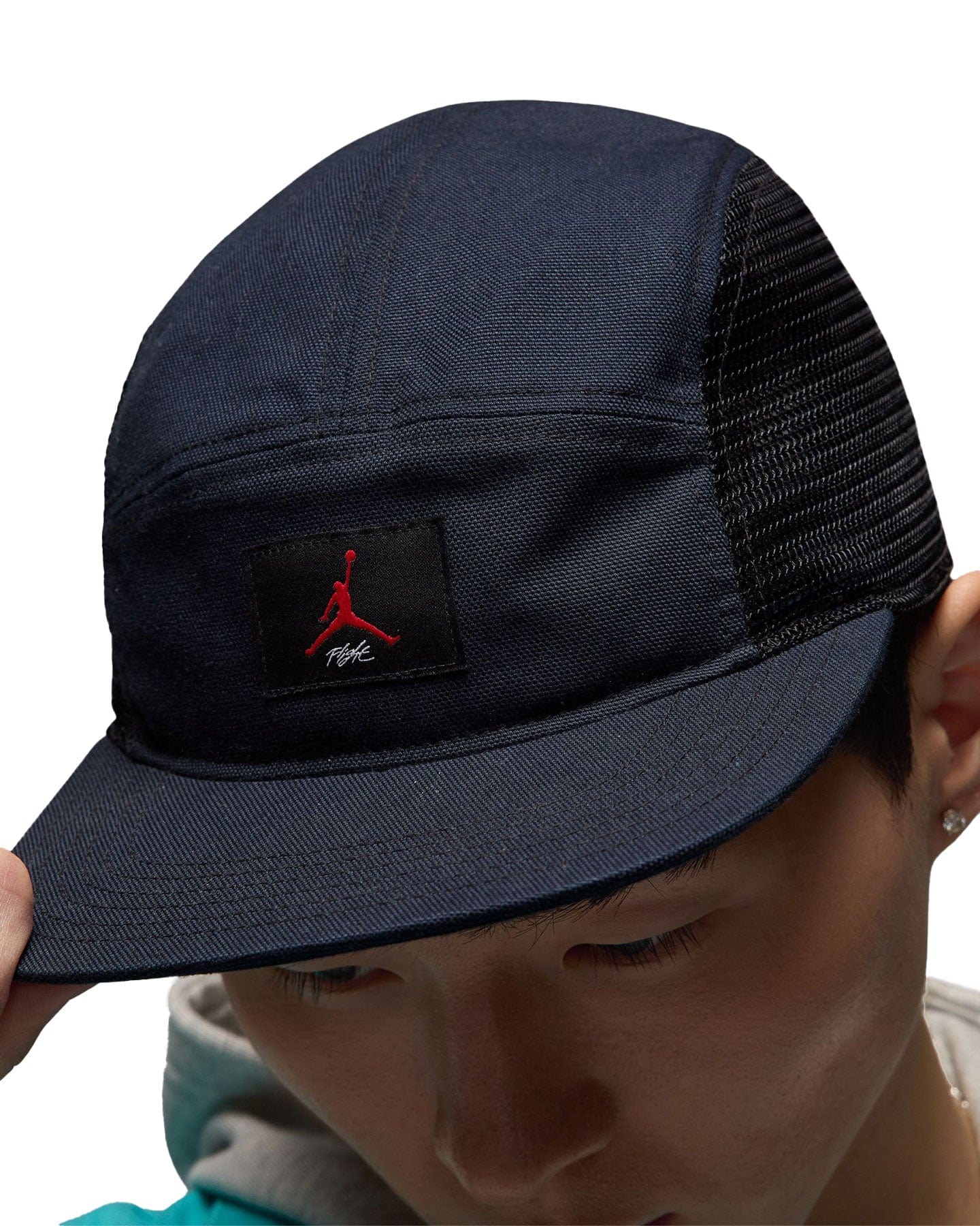 Jordan Fly Jumpman Cap - Black / Gym Red - FV5304 011 - 197863420615