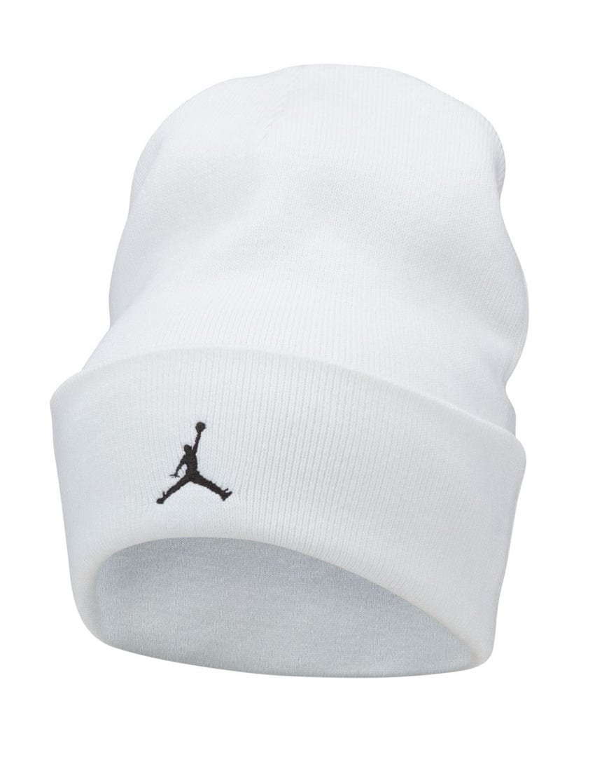 Jordan Peak Essential Beanie - White / Black - FN4672 100 - 196969700614