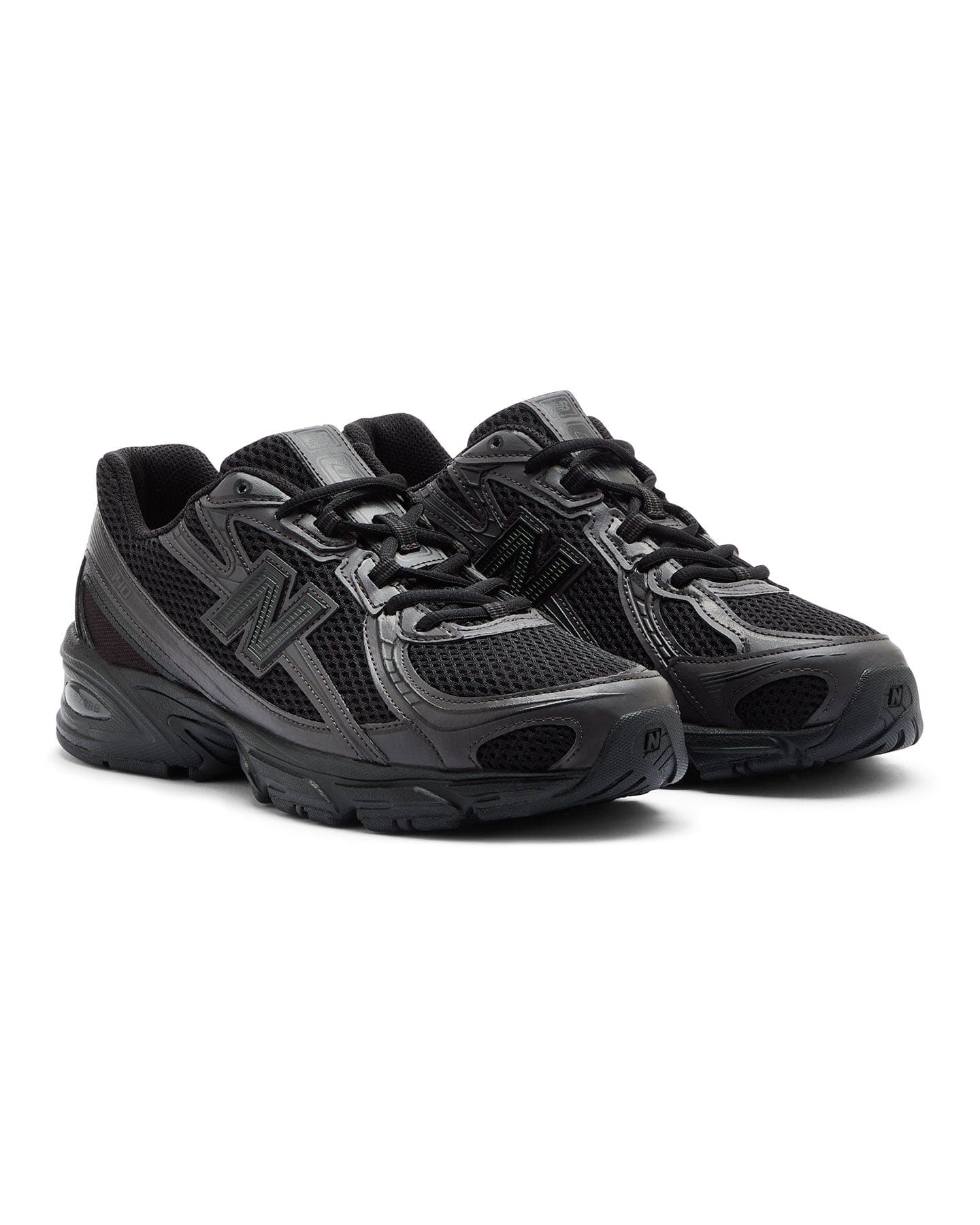 New Balance 740 - Black / Black Cement - -