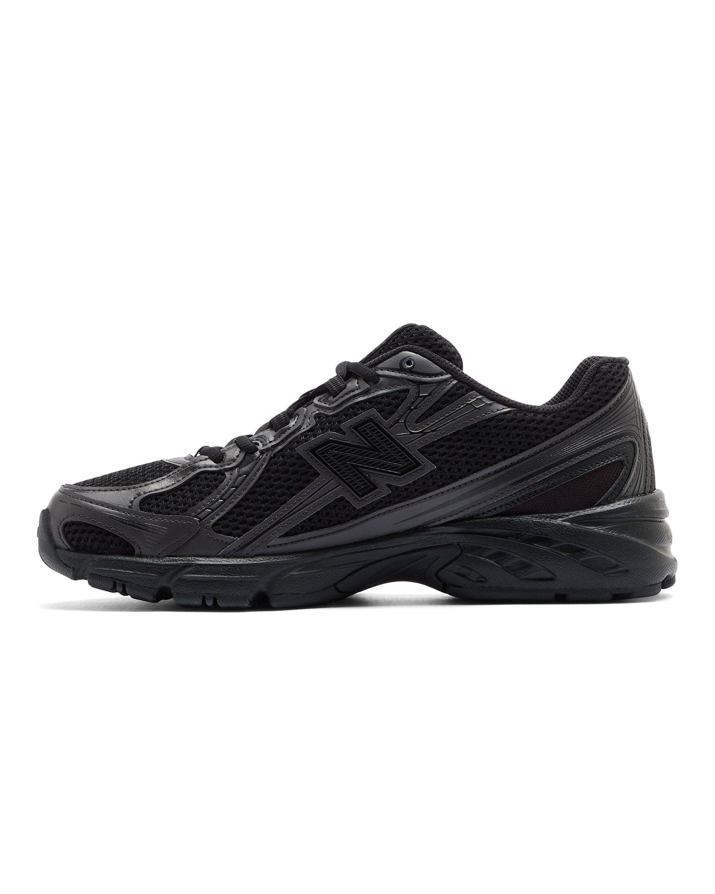 New Balance 740 - Black / Black Cement - -