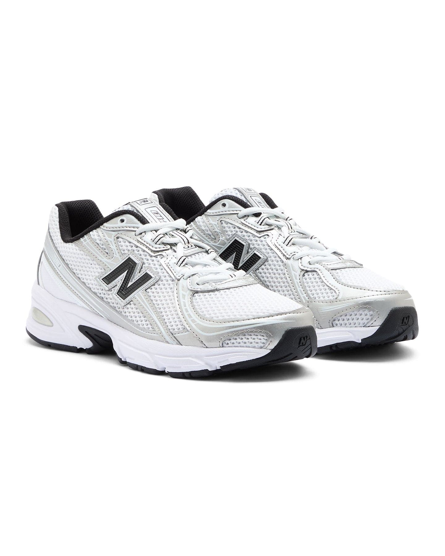 New Balance 740 - White / Silver Metallic / Black - -