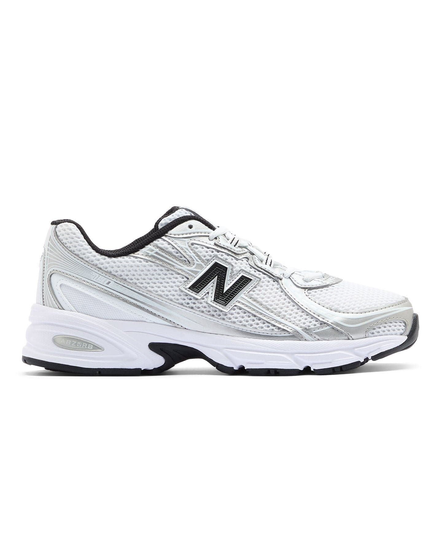 New Balance 740 - White / Silver Metallic / Black - -