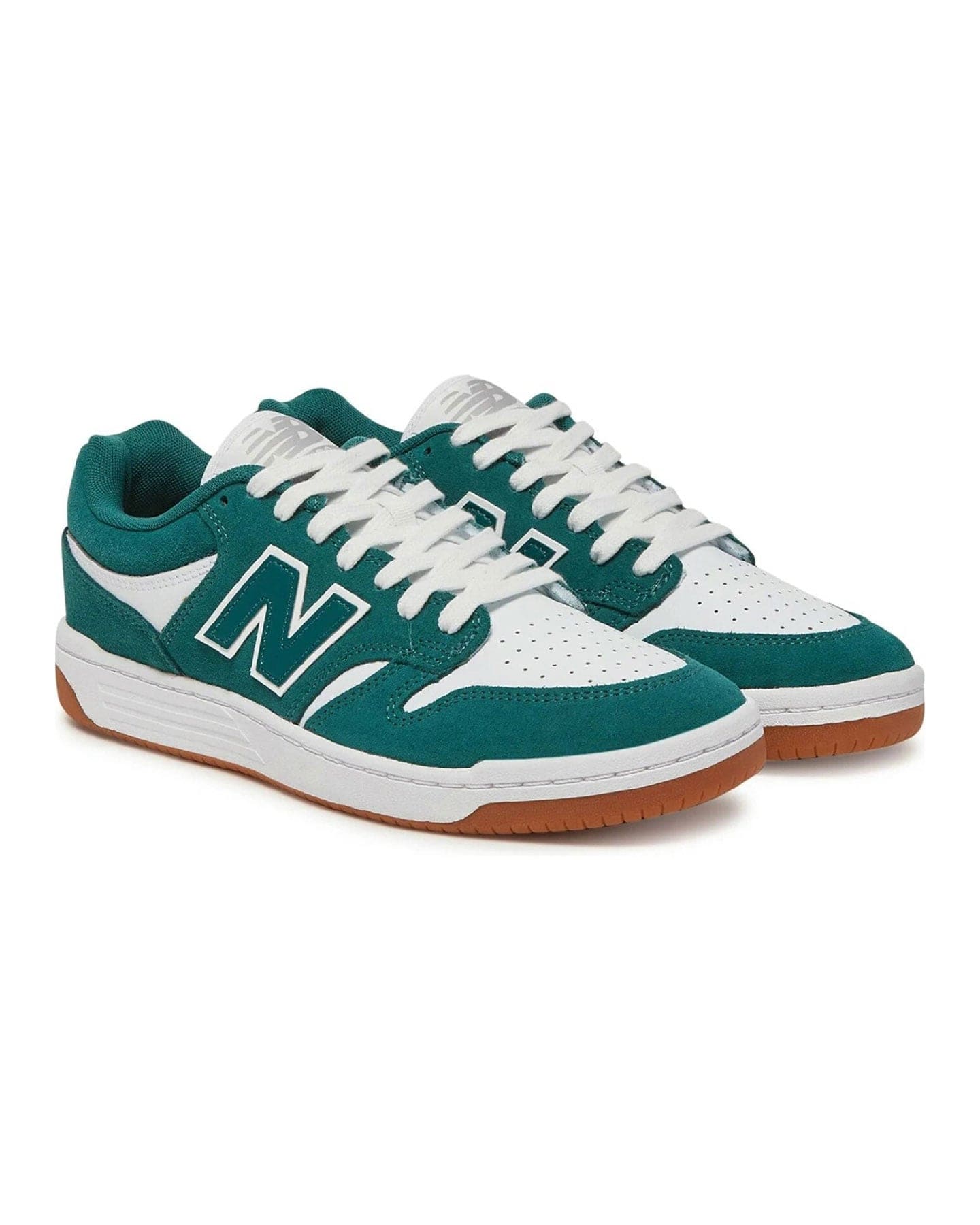 New Balance Numeric 480 - Vintage Teal / White - -